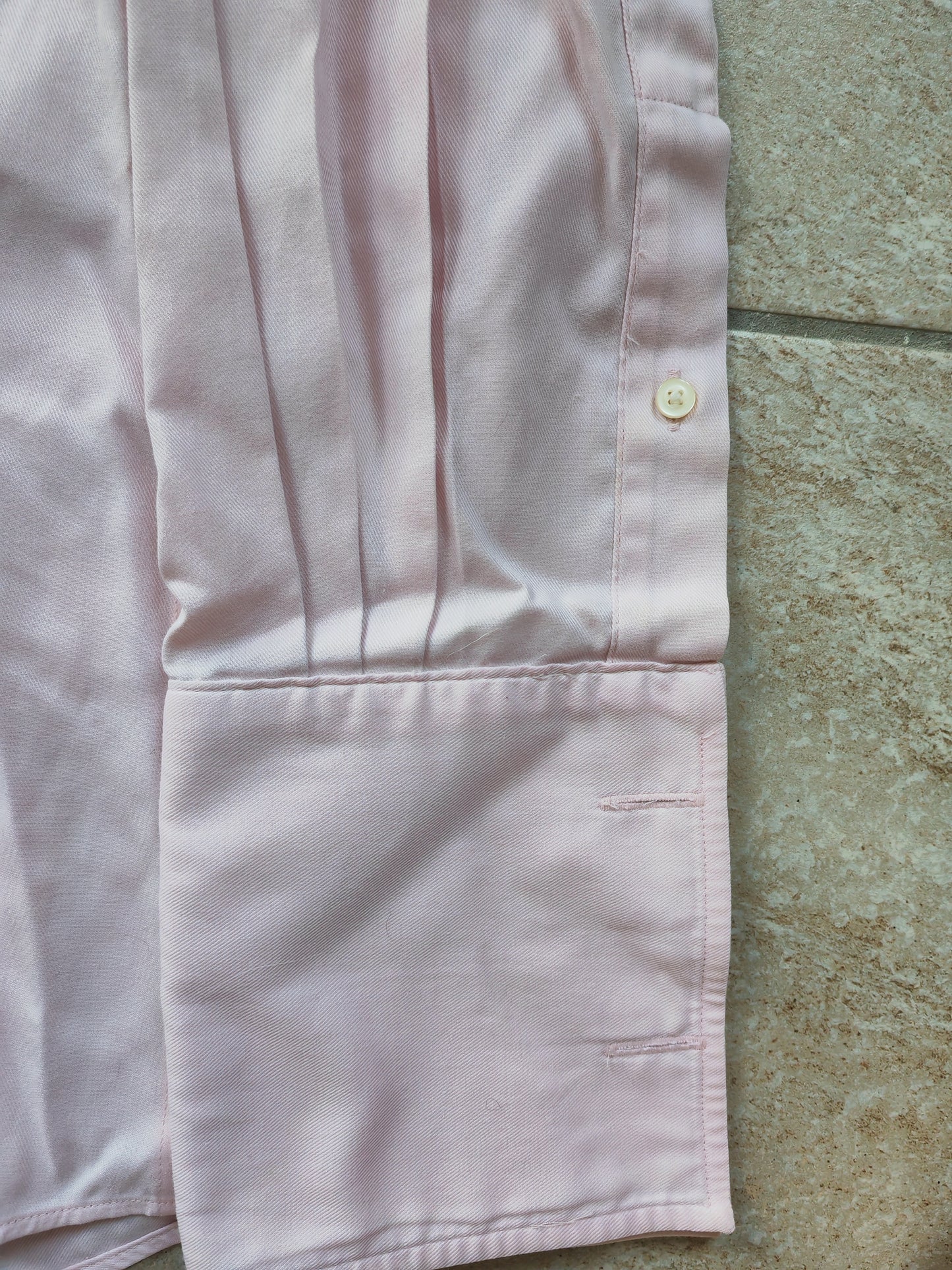 T.M Lewin Slim Fit Long Sleeve Button Up Formal Shirt, Pink, Size 16.5 Collar