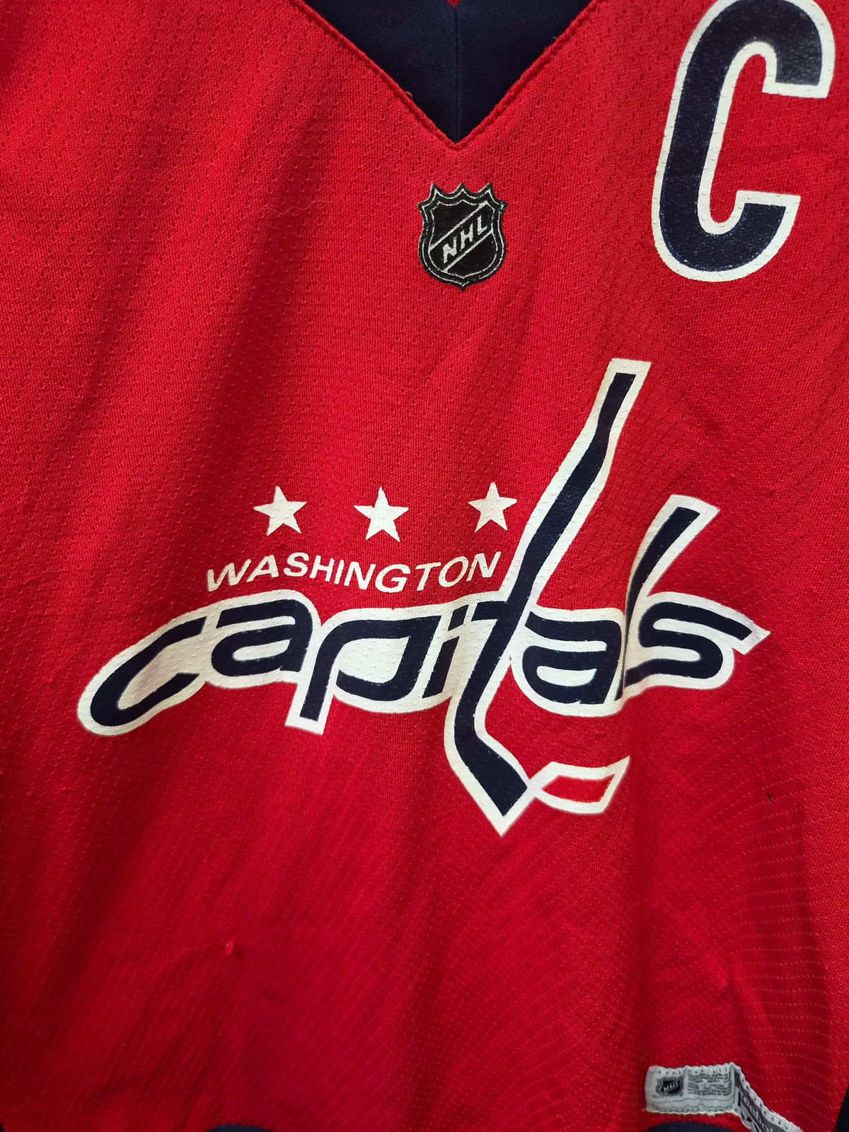 Youth Reebok Washington Capitals NHL Jersey, #8 Ovechkin, Red, Size YL/XL