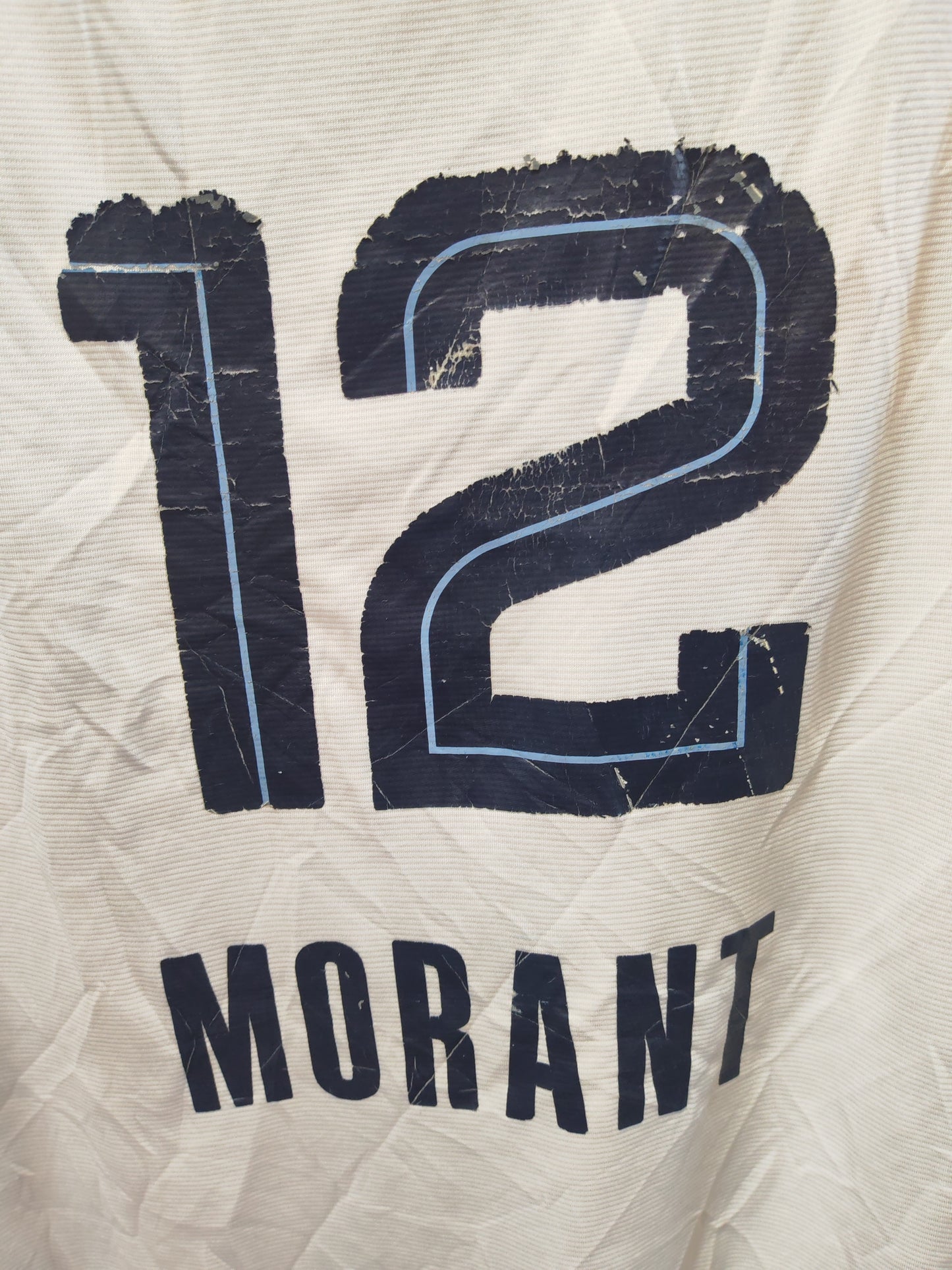 Fanatics Memphis Grizzlies NBA Jersey, #12 Morant, White, Size XXL