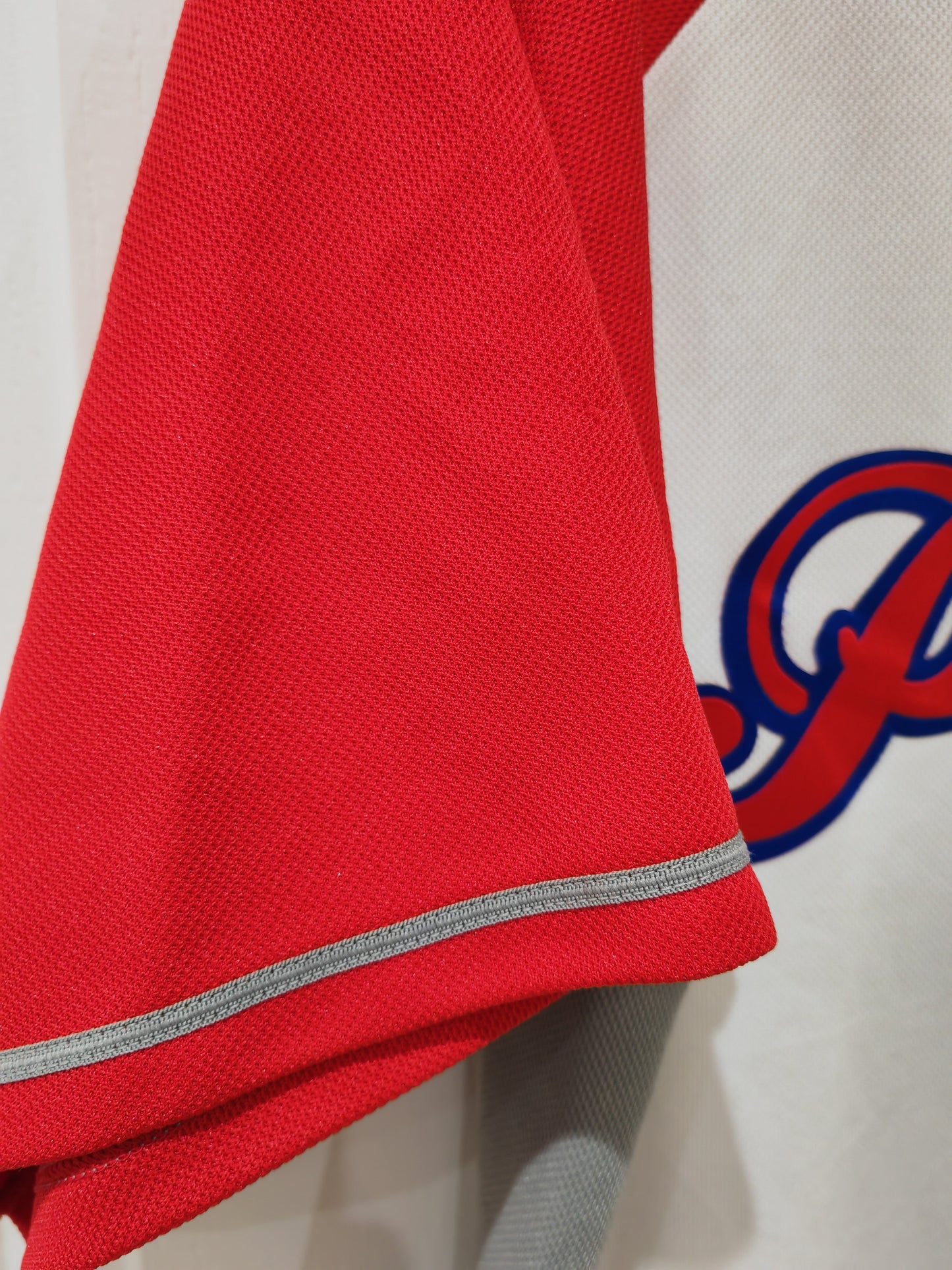 MLB Philadelphia Phillies Baseball Jersey, #8 Vinctorino, White/Red, Size Medium