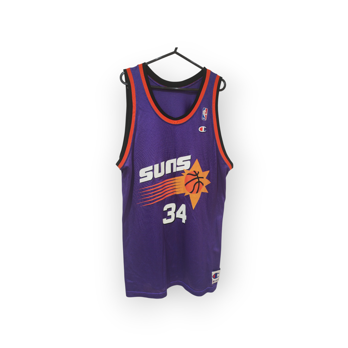 Champion Phoenix Suns NBA Jersey, #34 Barkley, Purple, Size 48 L/XL