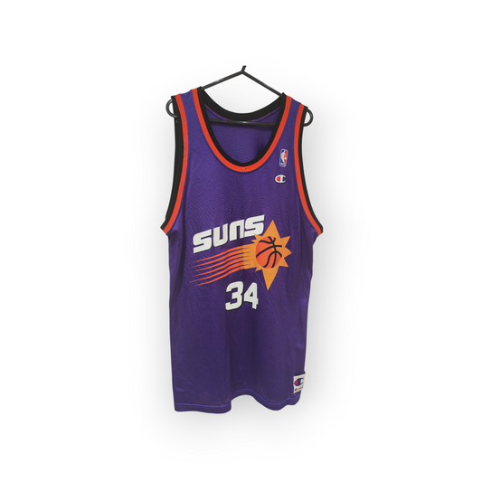 Champion Phoenix Suns NBA Jersey, #34 Barkley, Purple, Size 48 L/XL