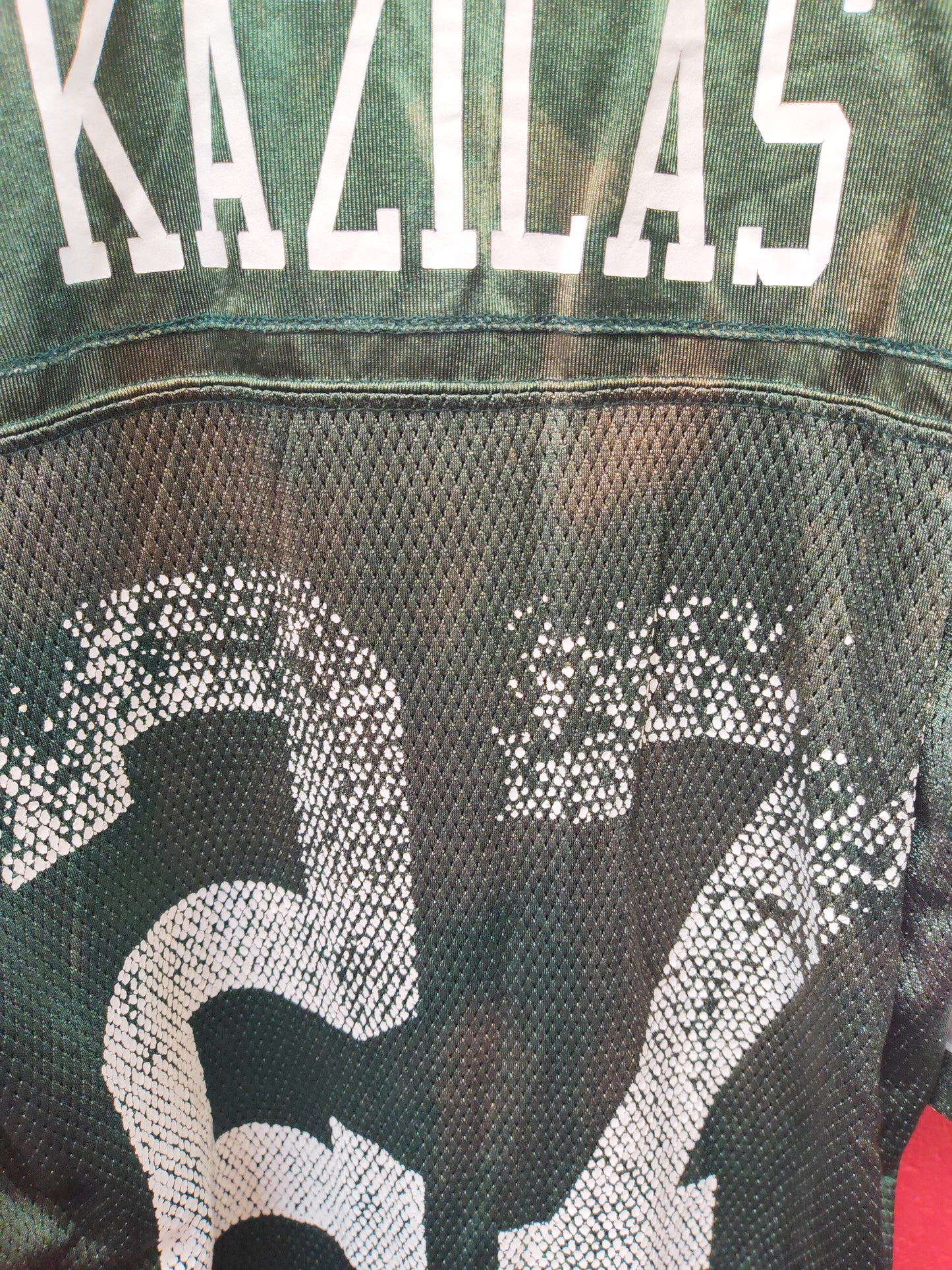 Reebok New York Jets NFL Jersey, #27 Kazilas, Green, Size XL