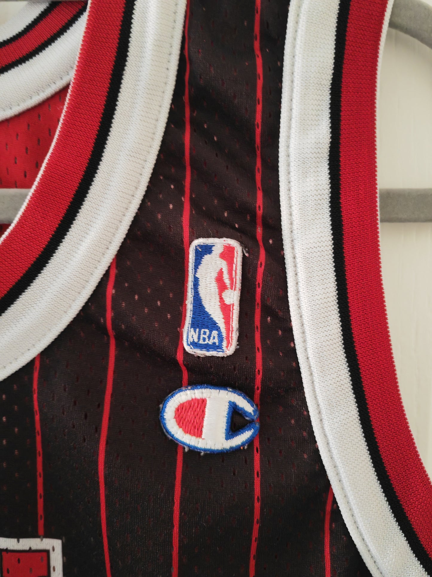 Champion Chicago Bulls Reversible Home And Road Jersey, #23 Jordan, Size Small