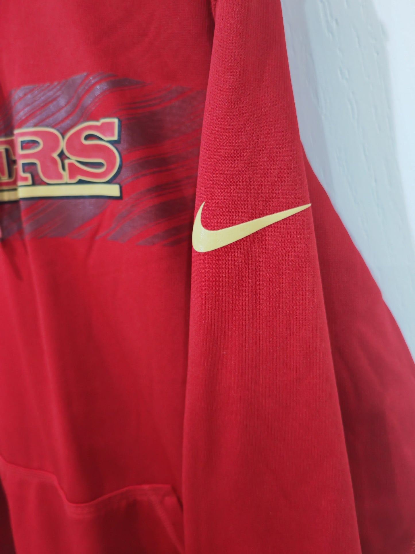 Nike San Francisco 49ers NFL Pullover Hoodie, Red, Size Medium