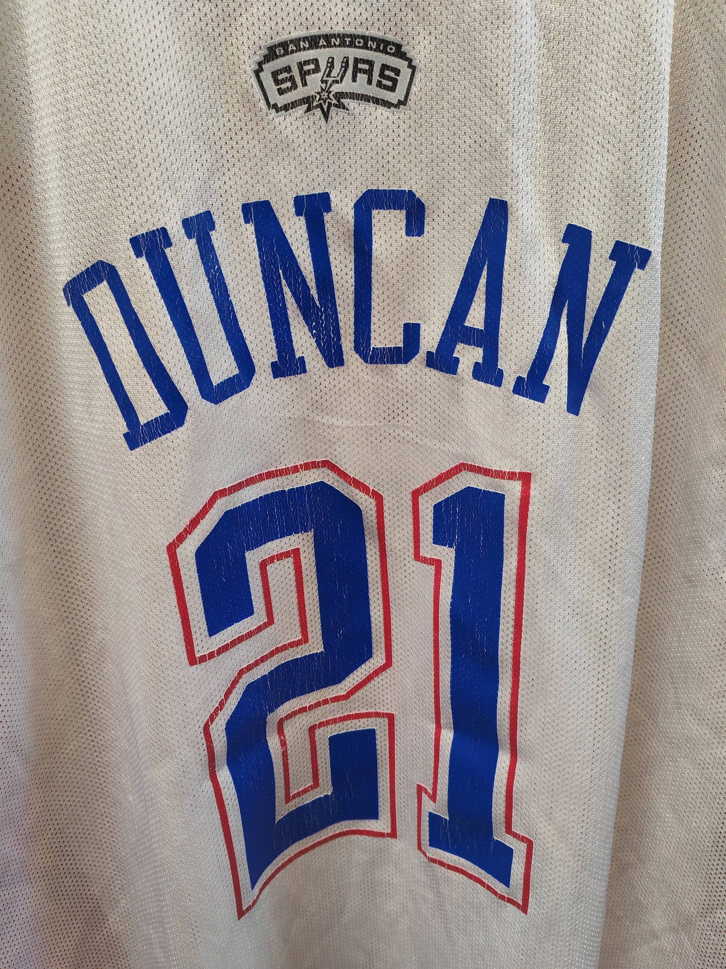 Reebok 2004 NBA West All Star Jersey, #21 Duncan, White, Size XL