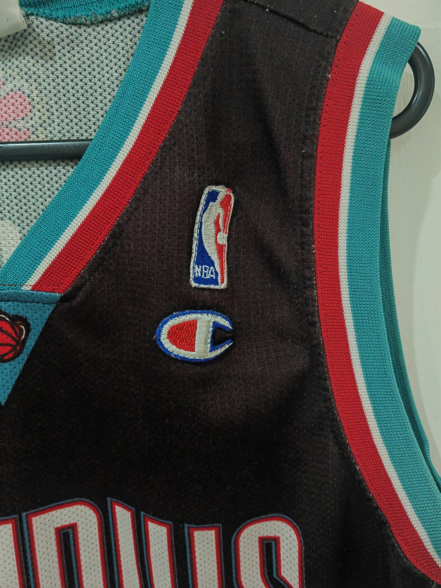 Champion Memphis Grizzlies NBA Jersey, #16 Gasol, Black, Size Large