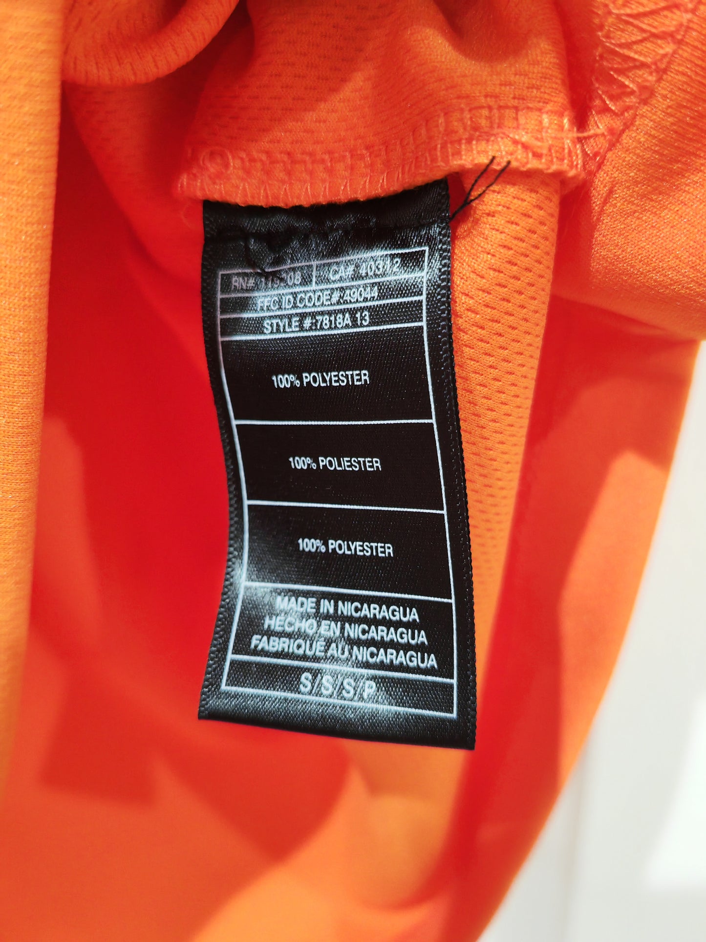 Adidas New York Knicks NBA Jersey, #21 Shumpert, Orange, Size Small