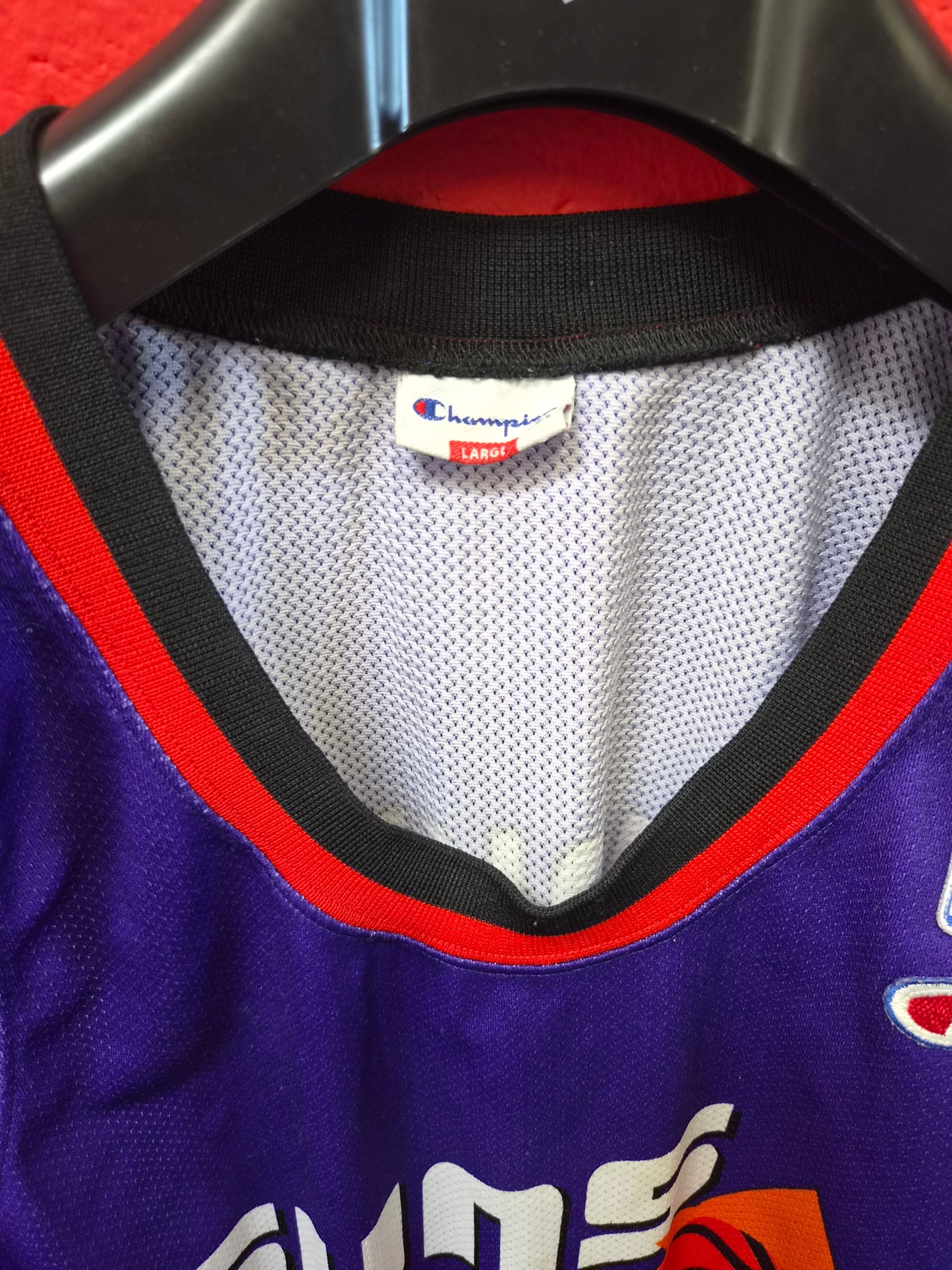 Champion Phoenix Suns NBA Jersey, #34 Barkley, Purple, Size Large