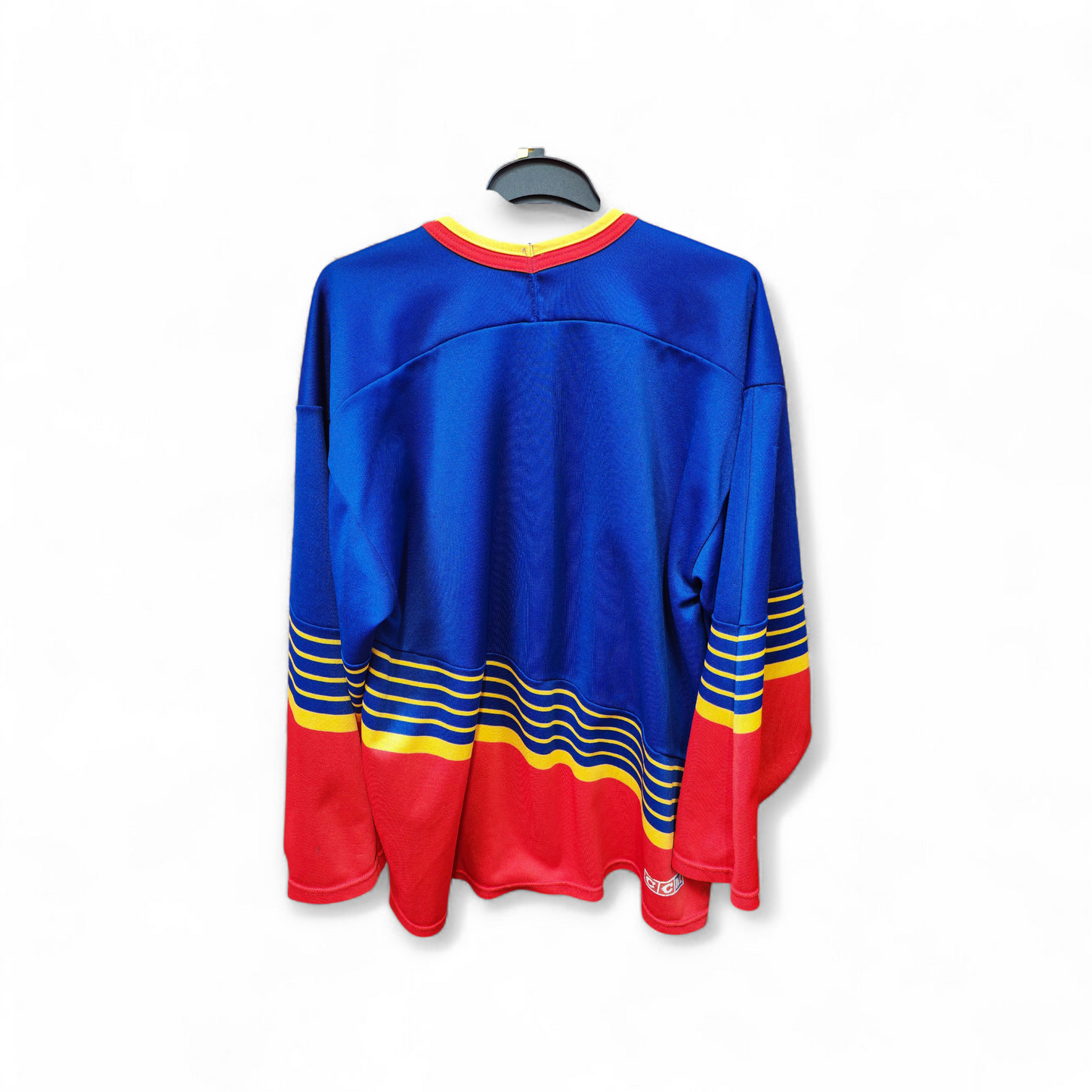 CCM St Louis Blues Vintage Ice Hockey Jersey, Blue/Red, Size XL