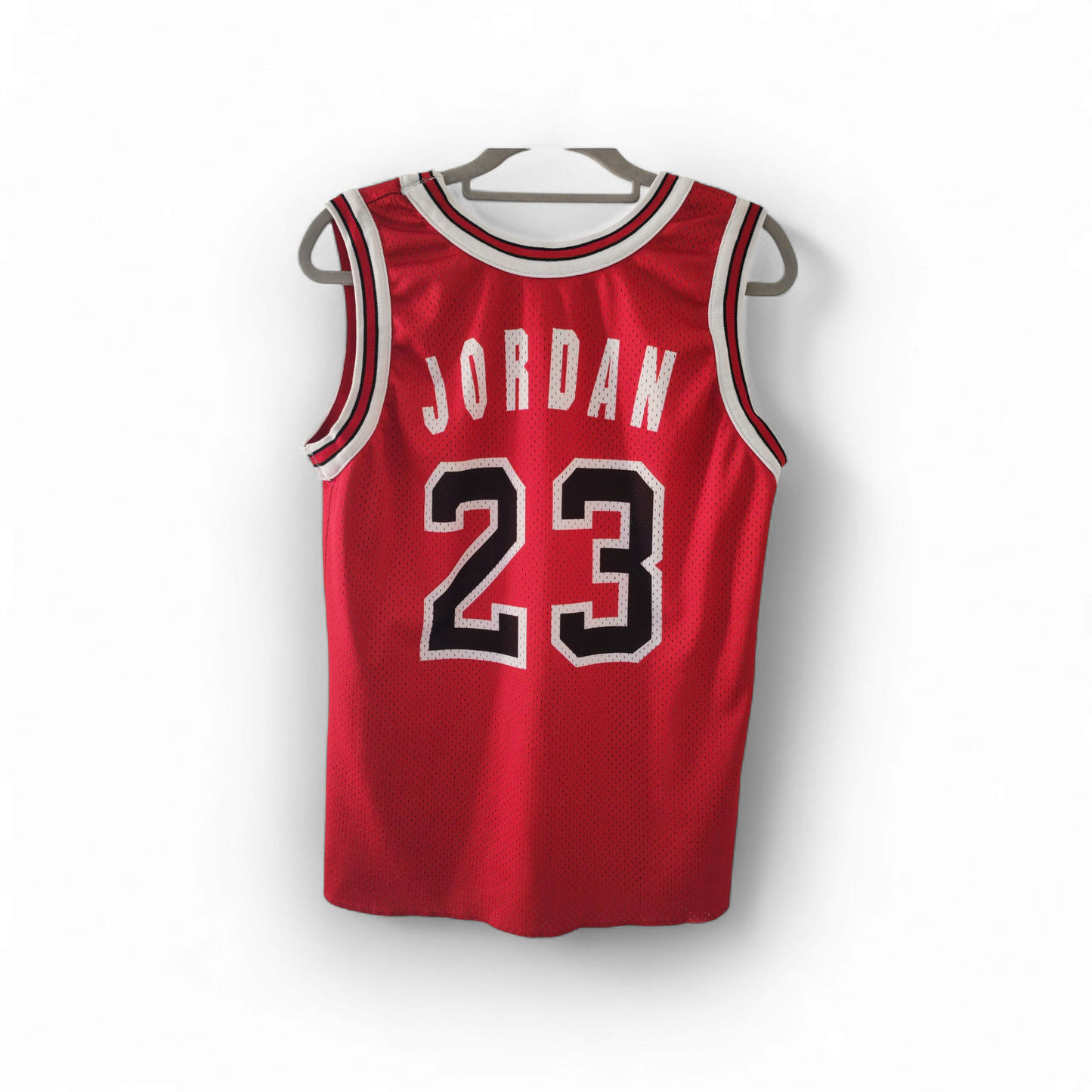 Champion Chicago Bulls Reversible Home And Road Jersey, #23 Jordan, Size Small