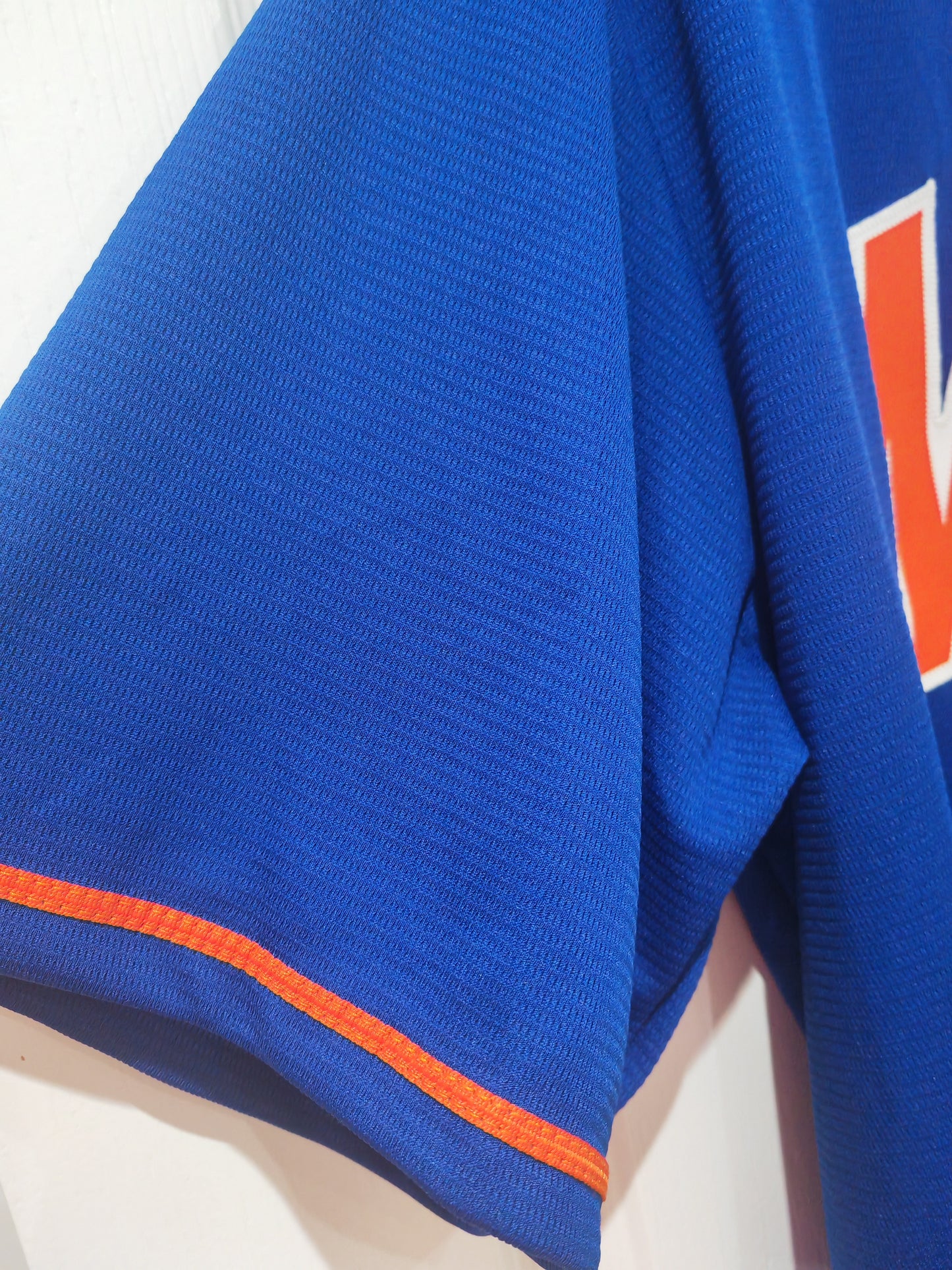 Majestic New York Mets MLB Baseball Jersey, Blue, Size Large