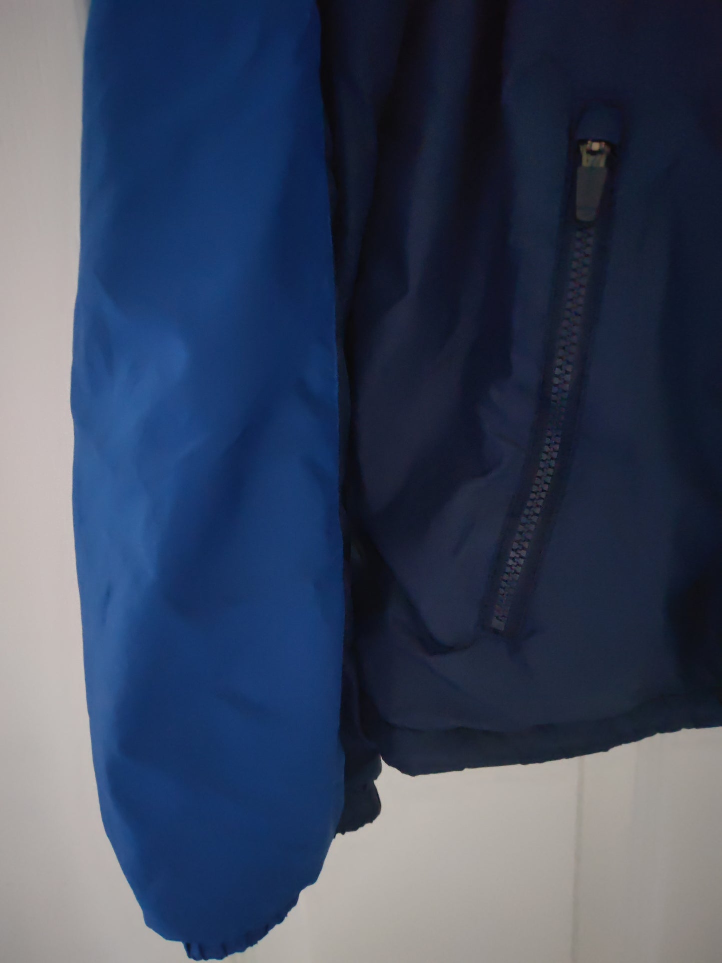 Youth Nike Full Zip Hooded Coat, Navy Blue, Size YL