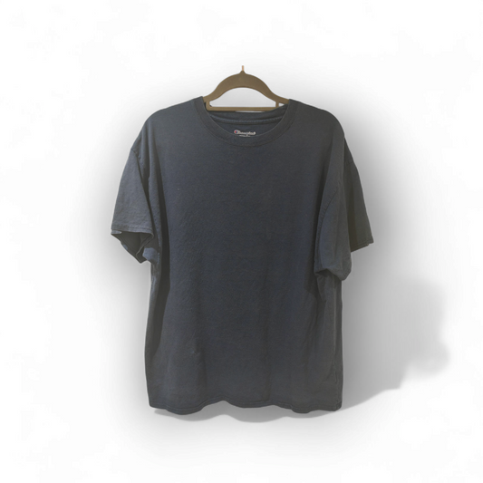 Champion Plain Short Sleeve T Shirt, Navy Blue, Size XL