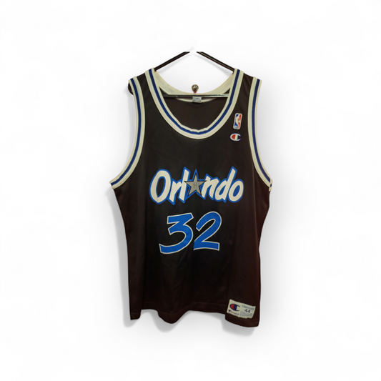 Champion Orlando Magic NBA Jersey, #32 O'Neal, Black Size 44 Large