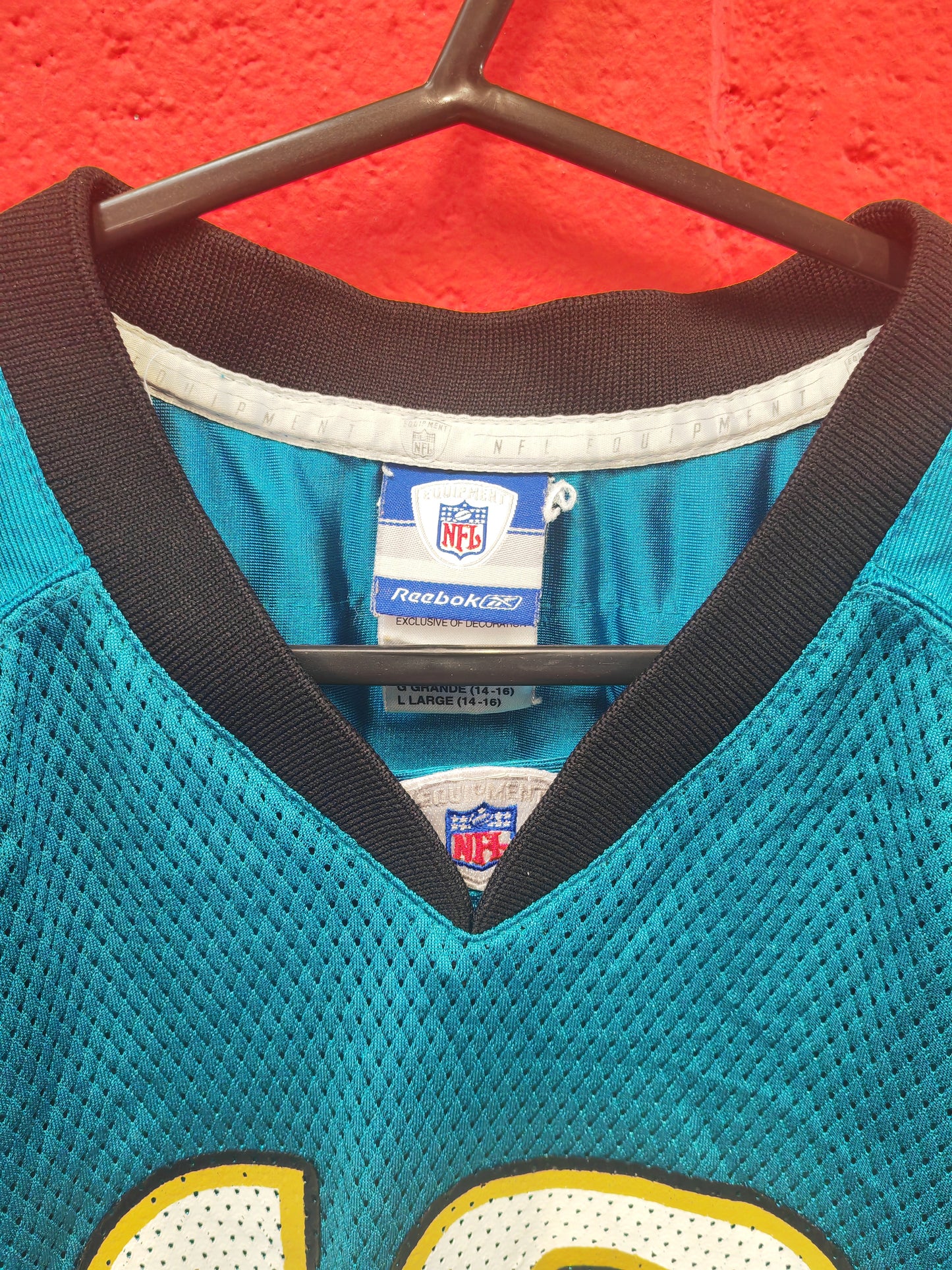 Youth Reebok Jacksonville Jaguars NFL Jersey, #18 M.Jones, Size YL