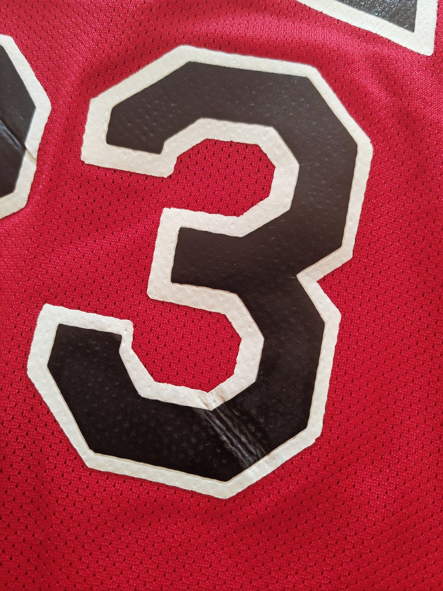 Champion Chicago Bulls NBA Jersey, #23 Jordan, Red, Size 48 XL
