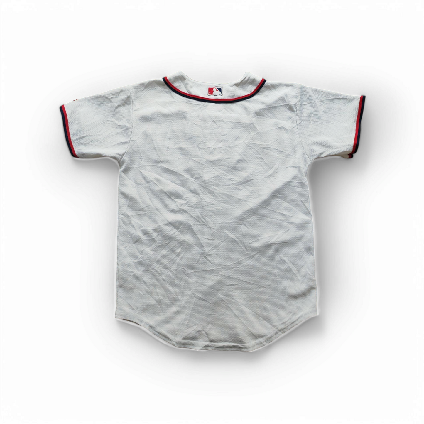 Youth Majestic Washington Nationals MLB Baseball Jersey, White, Size YM 10-12Y