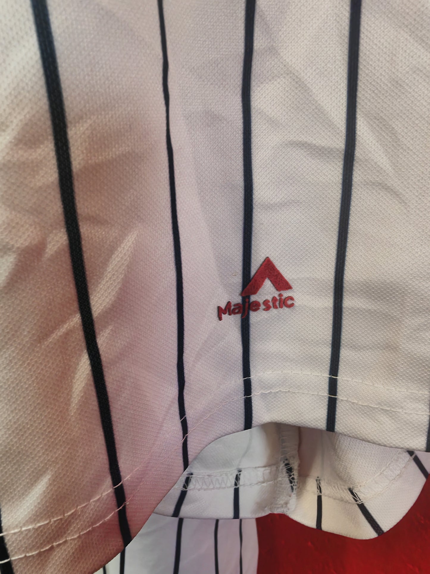 Majestic New York Yankees MLB Jersey, White, Size XXL/XXXL