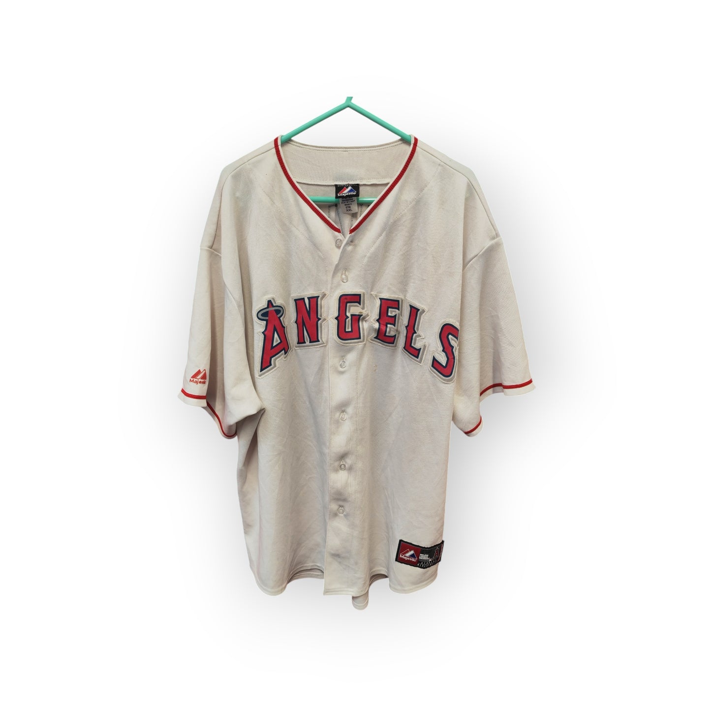 Majestic Los Angeles Angels MLB Jersey, #44 Trumbo, White, Size XXL