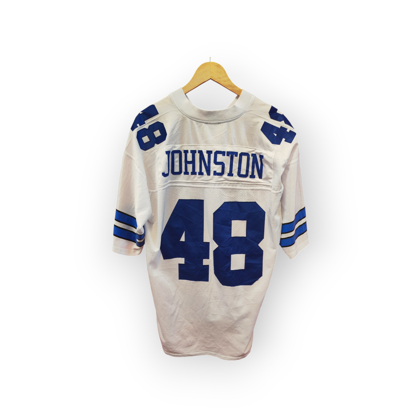 Reebok Dallas Cowboys NFL Legends Jersey, #48 Johnston, White, Size XL