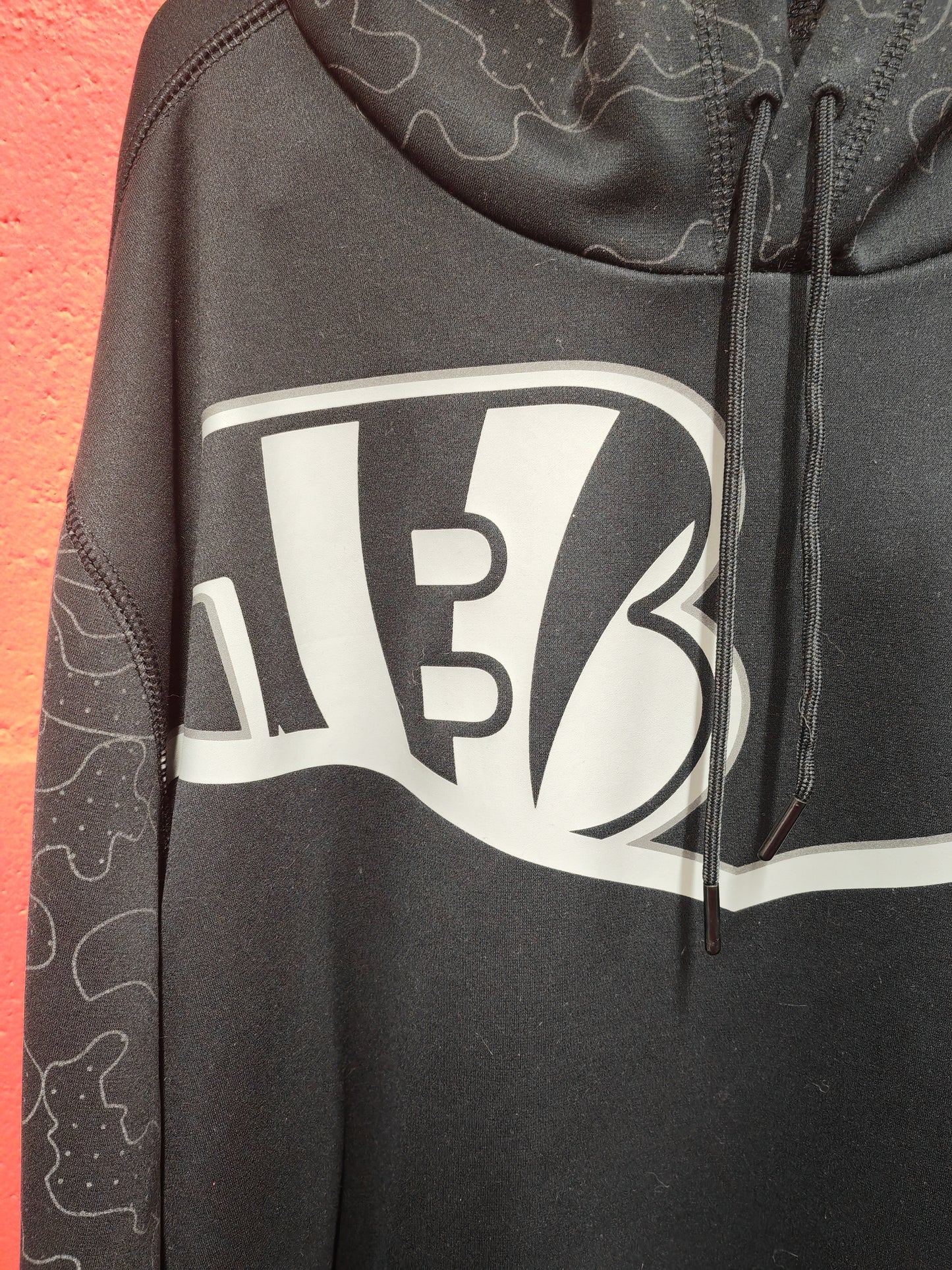Nike Cincinnati Bengals NFL Reflective Hoodie, Black, Size Large