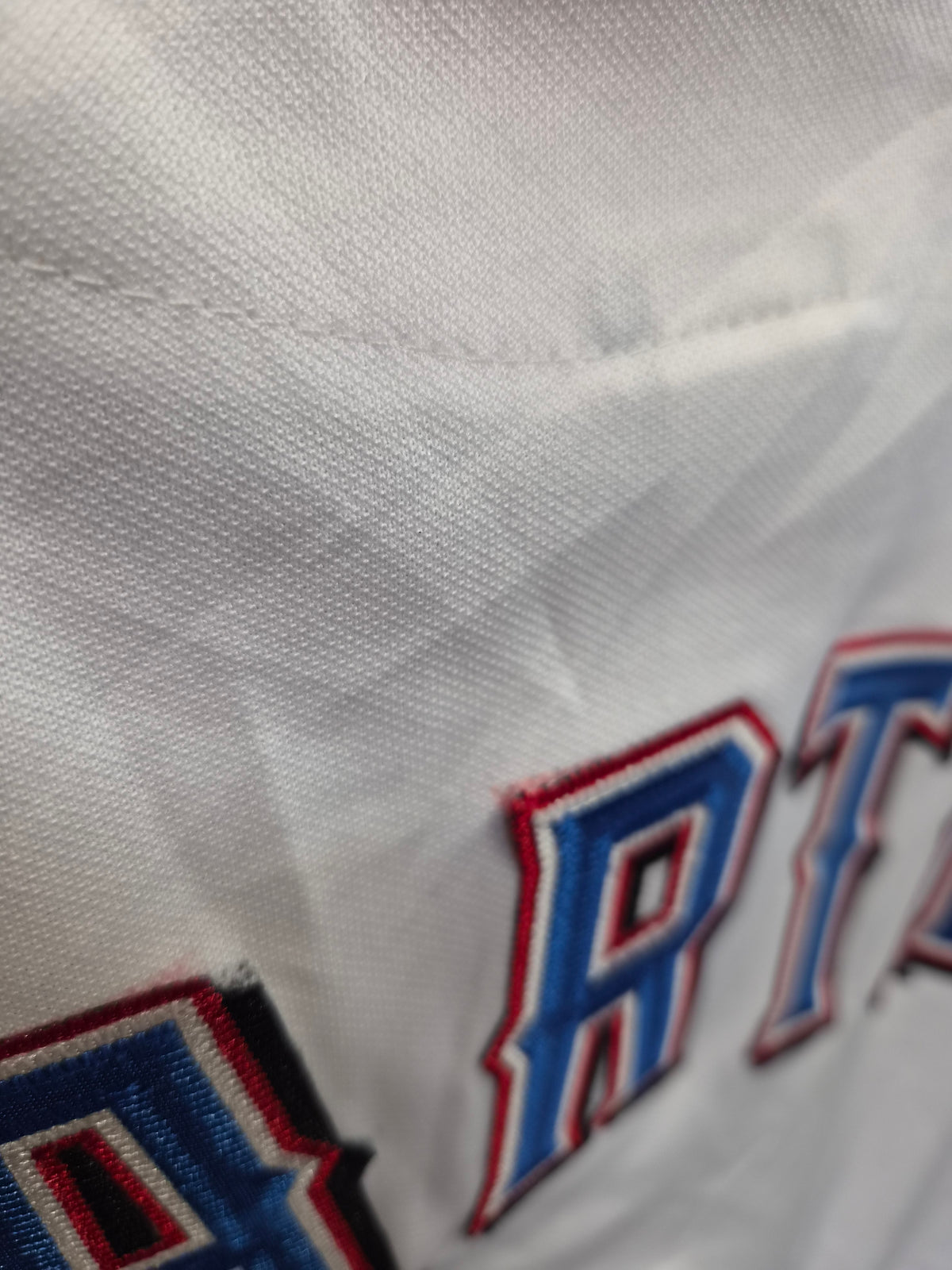 Majestic Texas Rangers MLB Baseball Jersey, #2 Martin, White, Size S