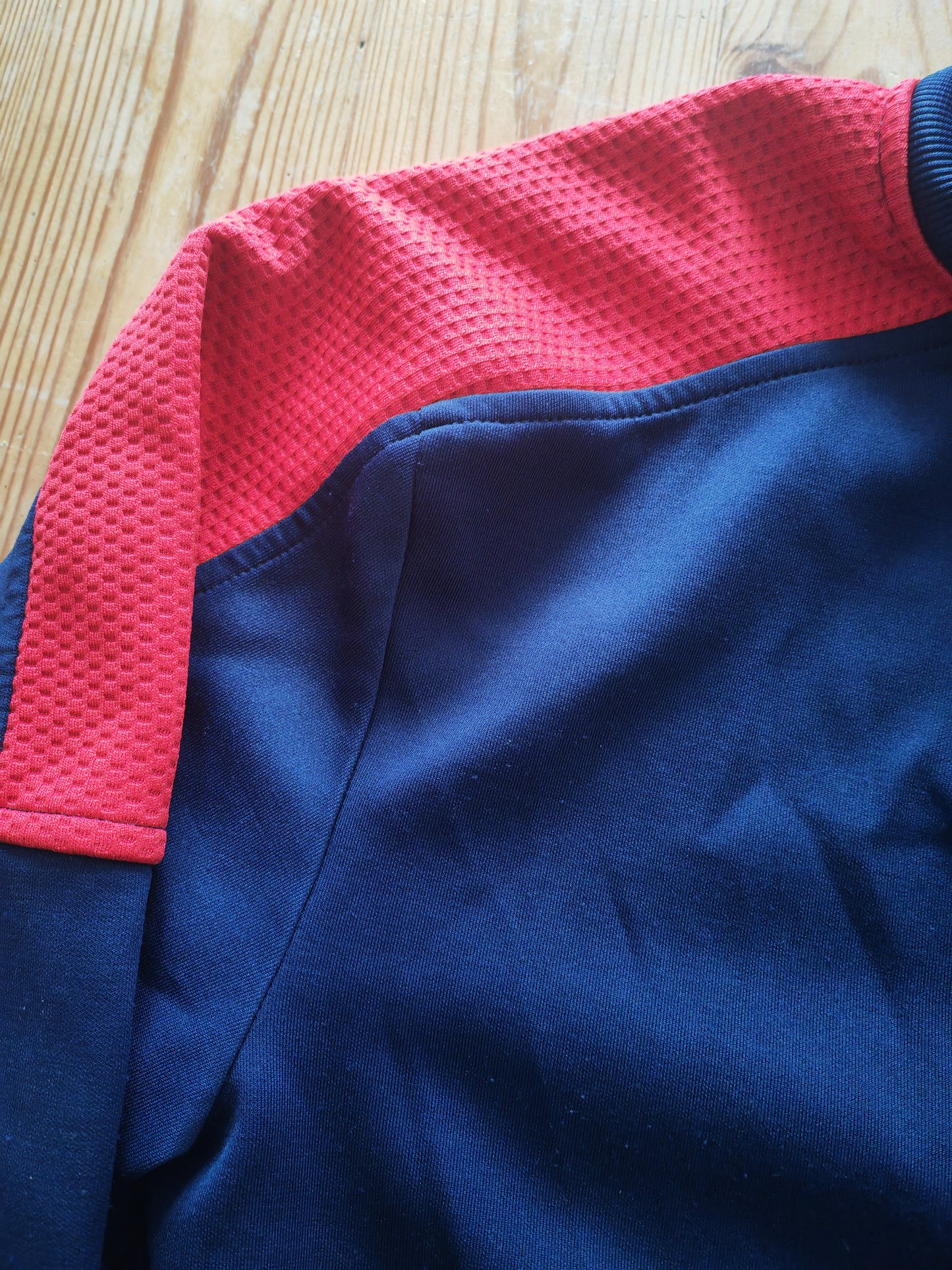 Fanatics MLB Boston Red Sox Full Zip Track Jacket, Blue/Red, Size Large