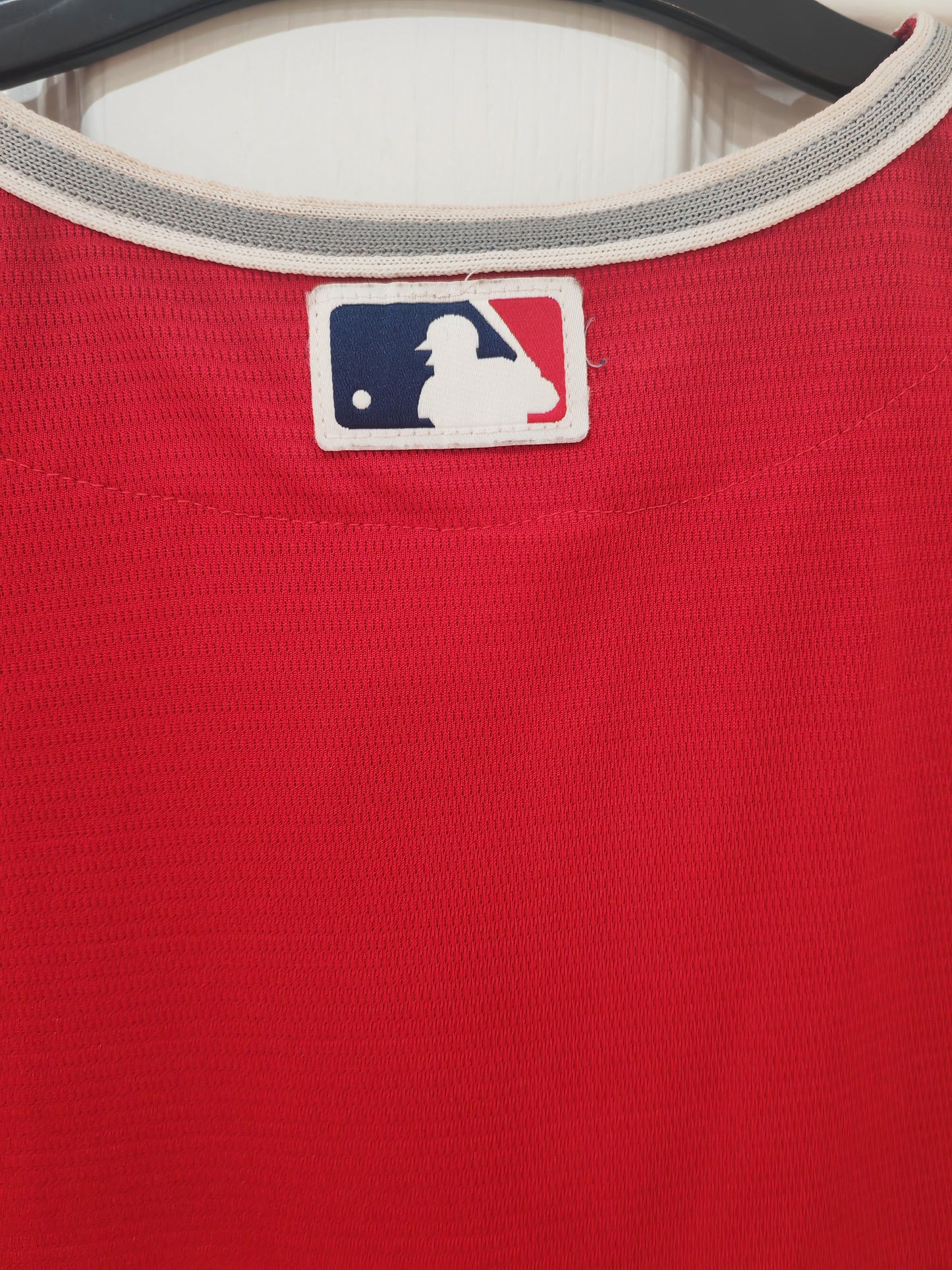 Majestic Los Angeles Angels MLB Baseball Jersey, Red, Size Medium