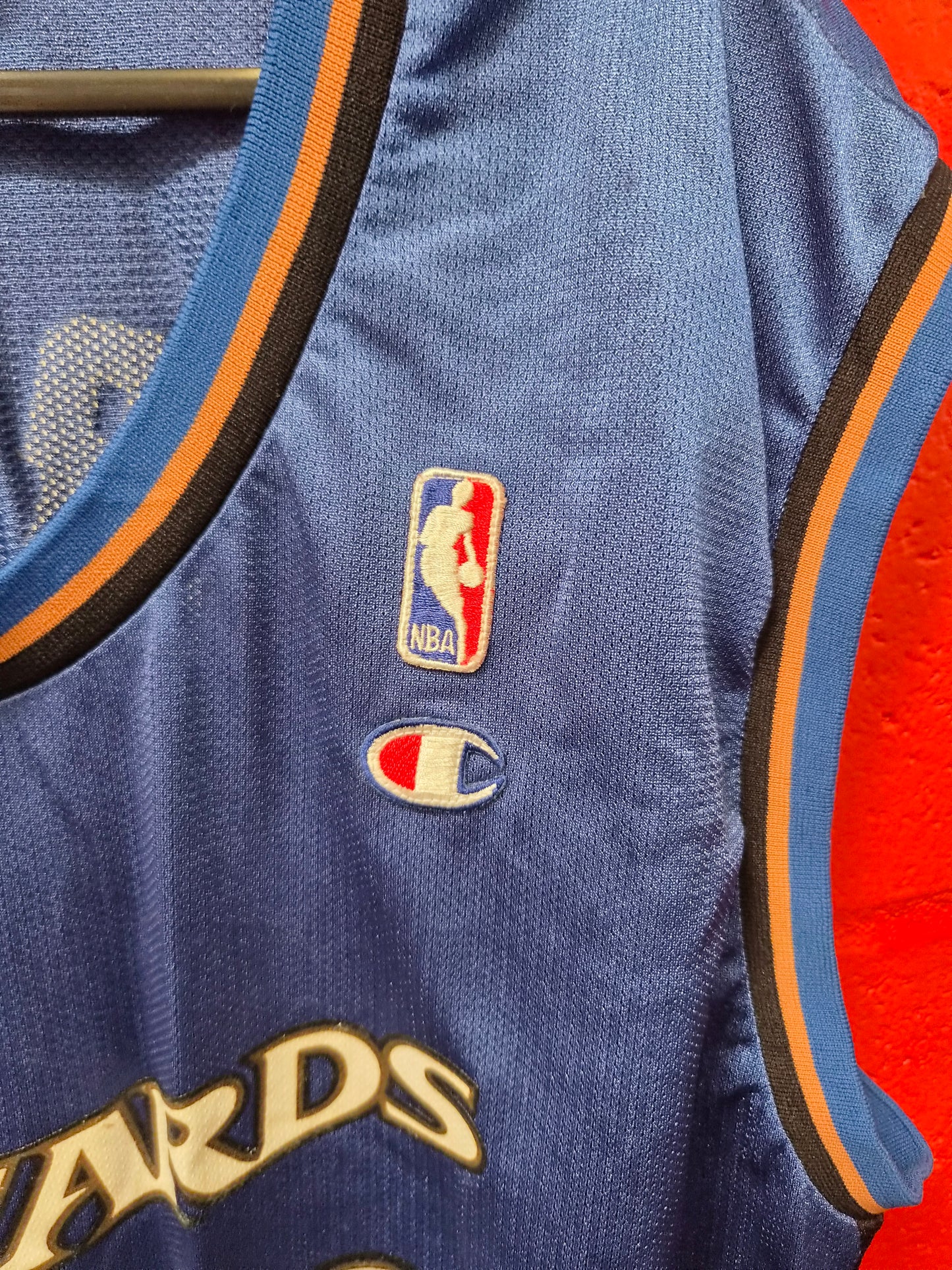Champion Washington Wizards NBA Jersey, #23 Jordan, Blue, Size Large
