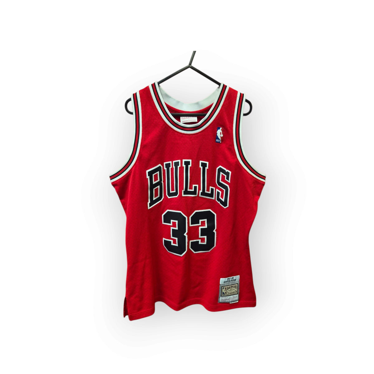 Mitchell & Ness Chicago Bulls 1997/98 NBA Jersey, #33 Pippen, Red, Size Medium