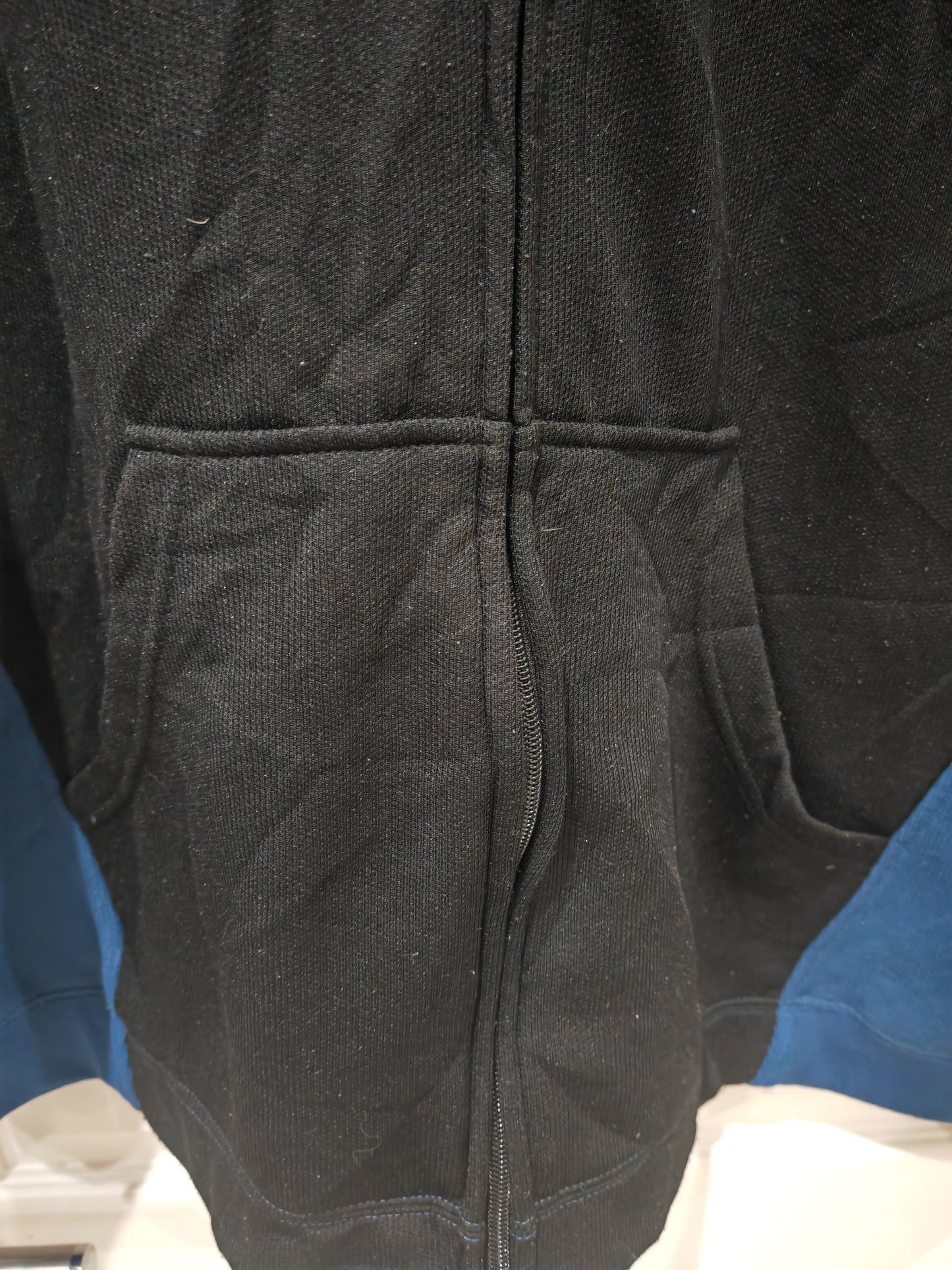 Adidas Washington Wizards NBA Full Zip Hoodie, Black/Blue, Size XXL