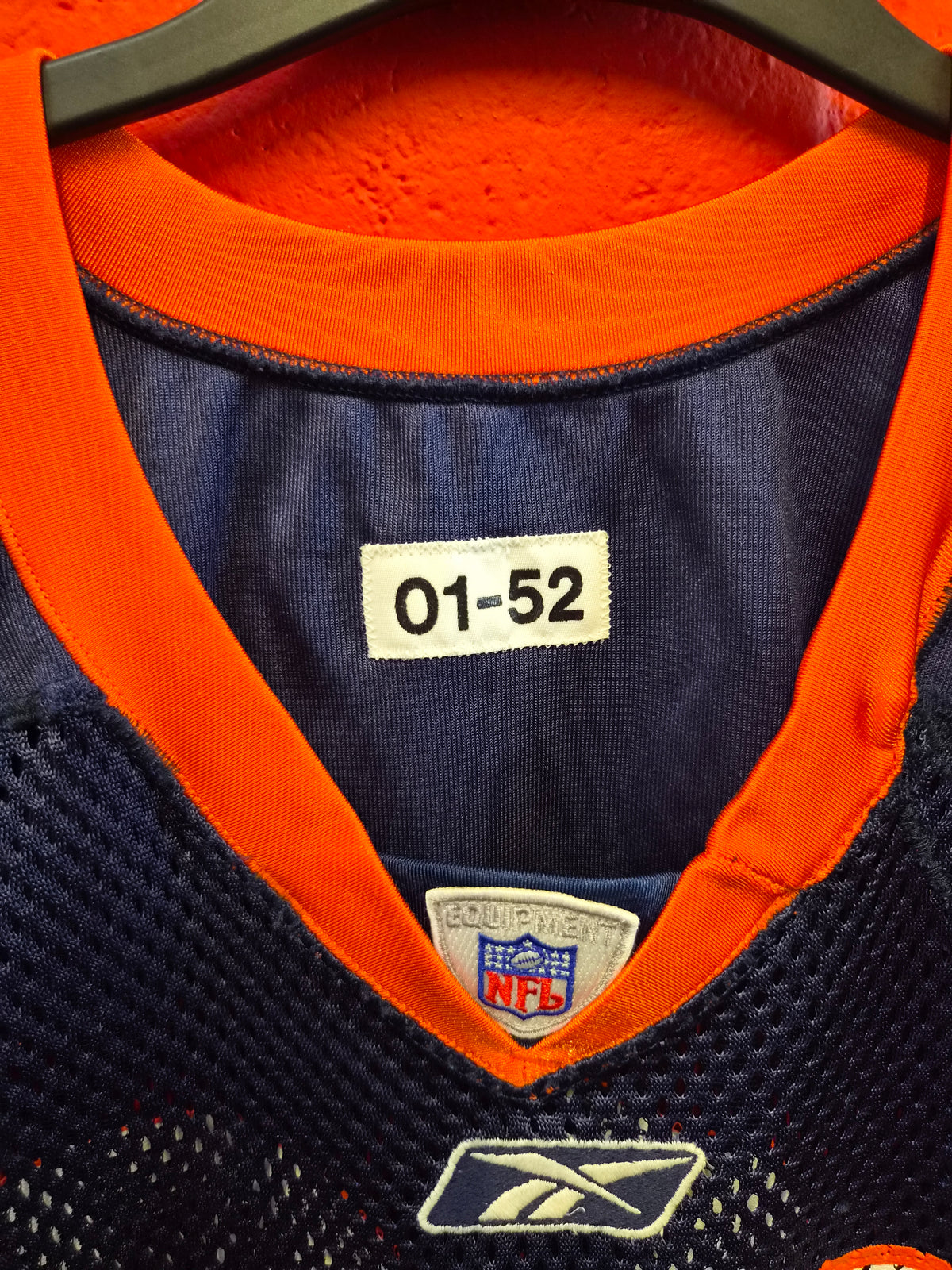 2001 Denver Broncos Reebok Practice Jersey Team Issued NFL Player Spec 60 52