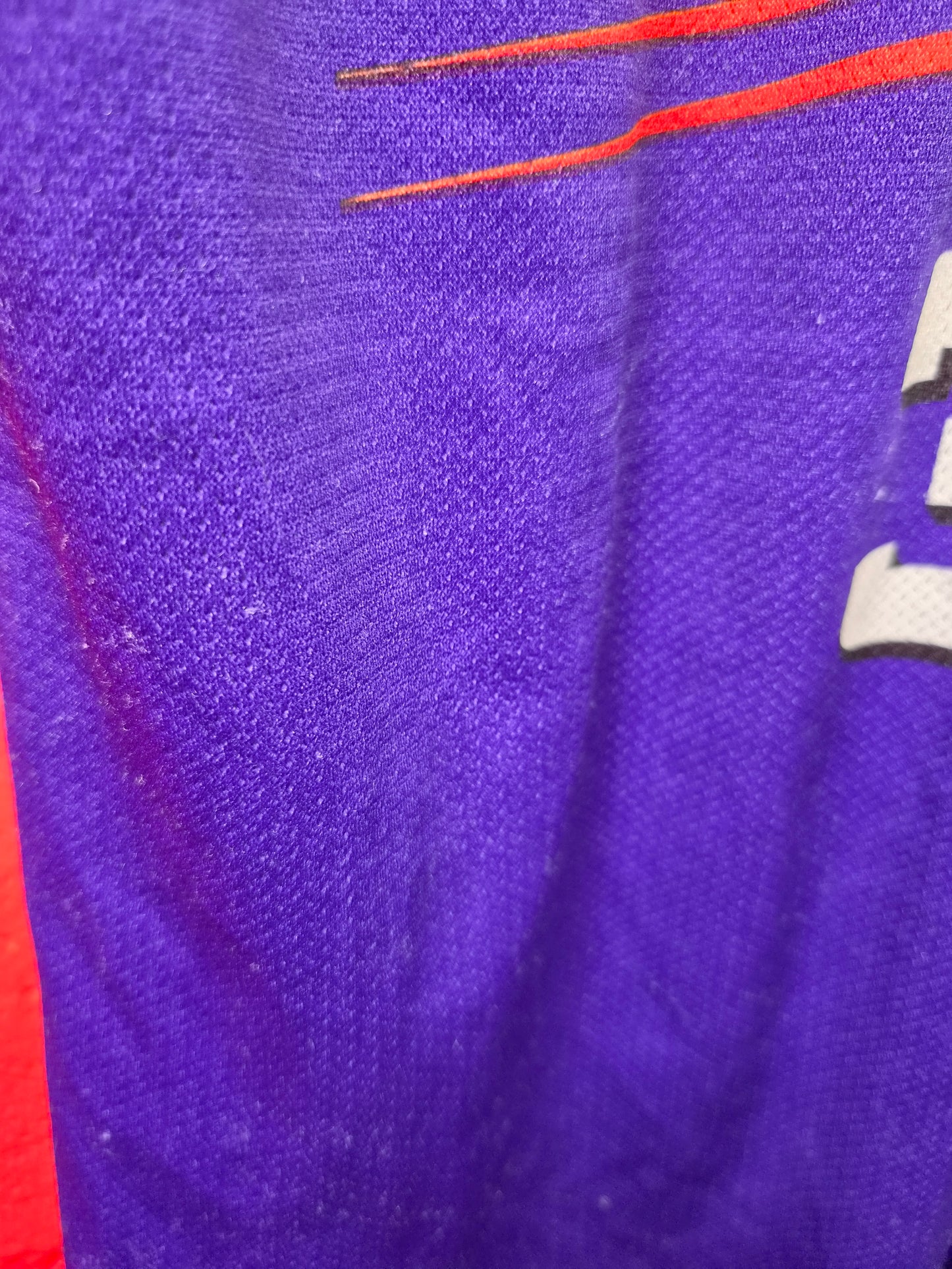 Champion Phoenix Suns NBA Jersey, #34 Barkley, Purple, Size Large