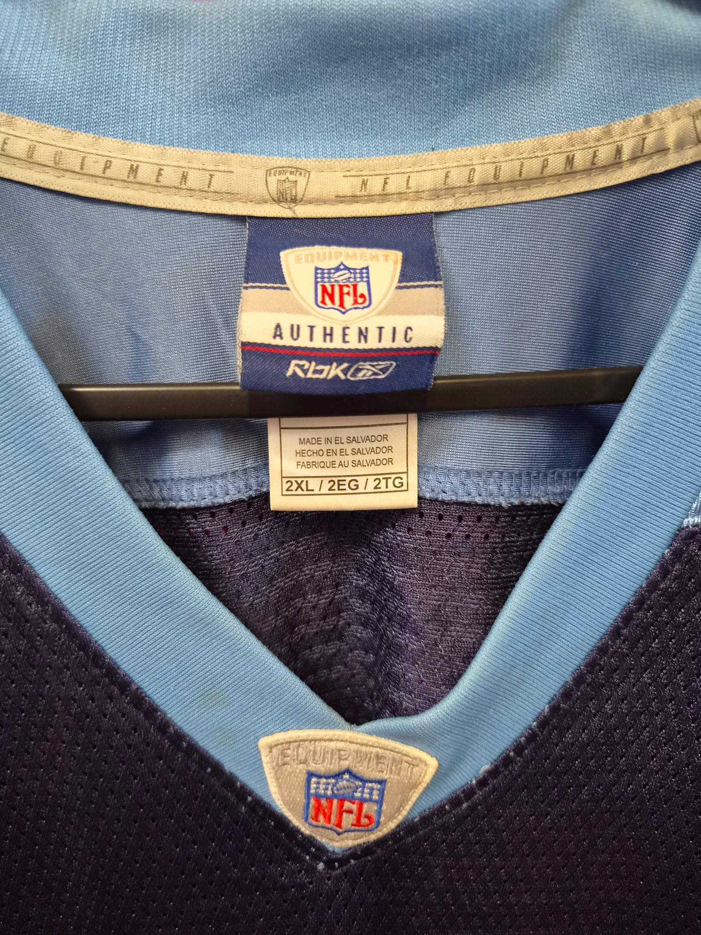 Reebok Tennessee Titans NFL Jersey, #28 Johnson, Blue, Size XXL