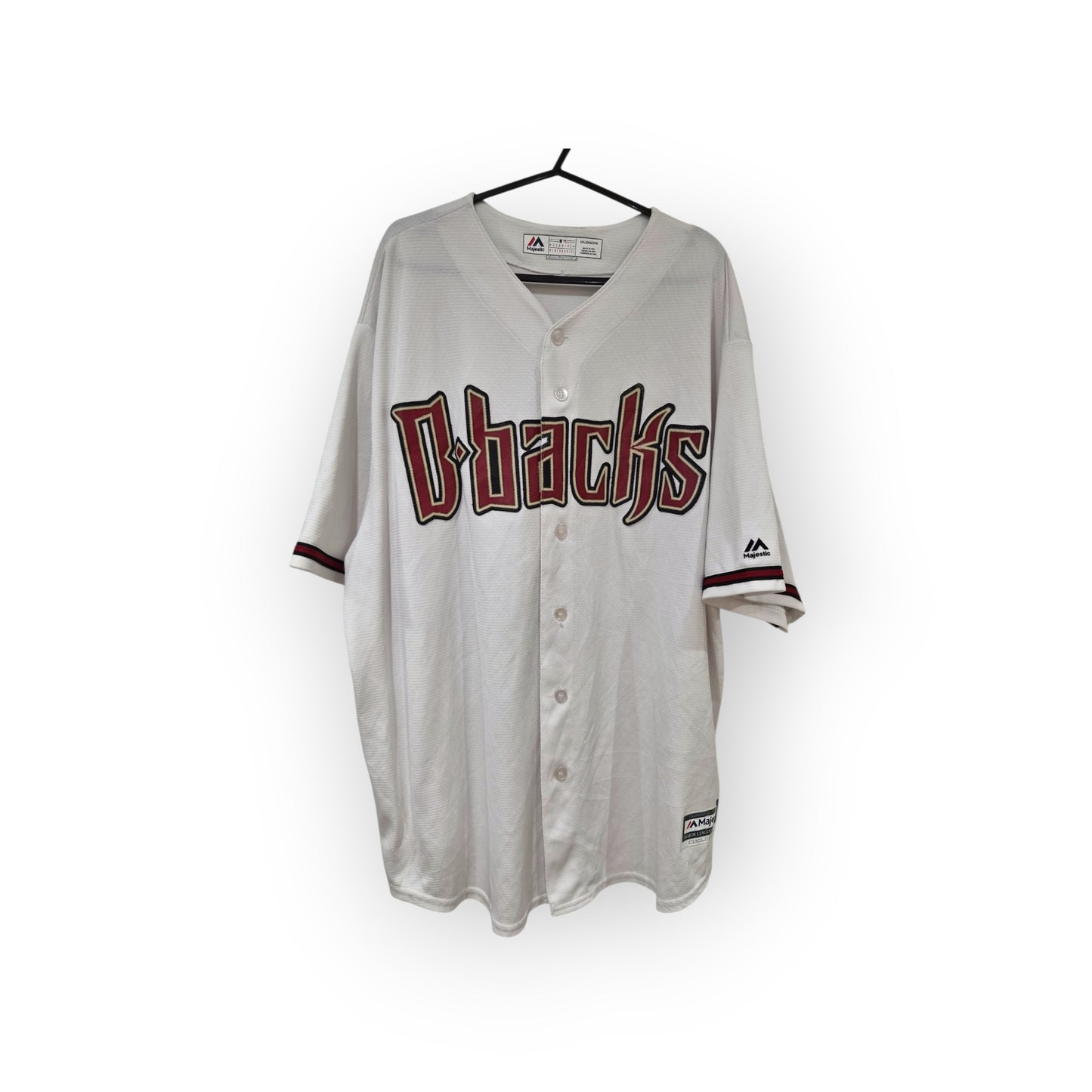 Majestic Arizona Diamondbacks MLB Jersey, White, Size XXL
