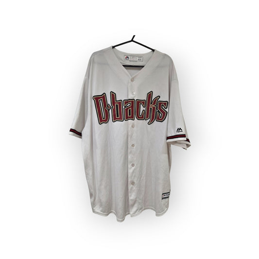 Majestic Arizona Diamondbacks MLB Jersey, White, Size XXL