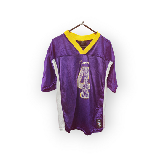 Youth Reebok Minnesota Vikings NFL Jersey, #4 Favre, Purple, Size YXL
