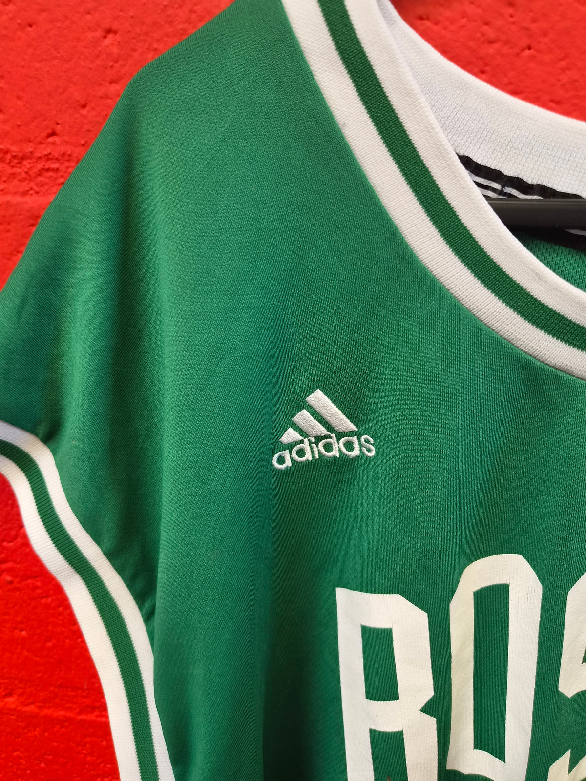 Adidas Boston Celtics NBA Basketball Jersey, #4 Thomas, Green, Size XXL