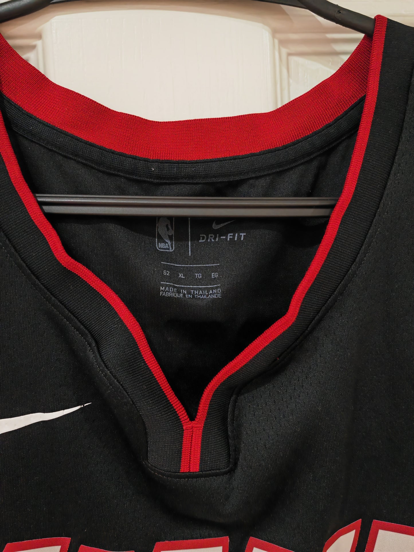 Nike Miami Heat NBA Jersey, #21 Whiteside, Black, Size XL