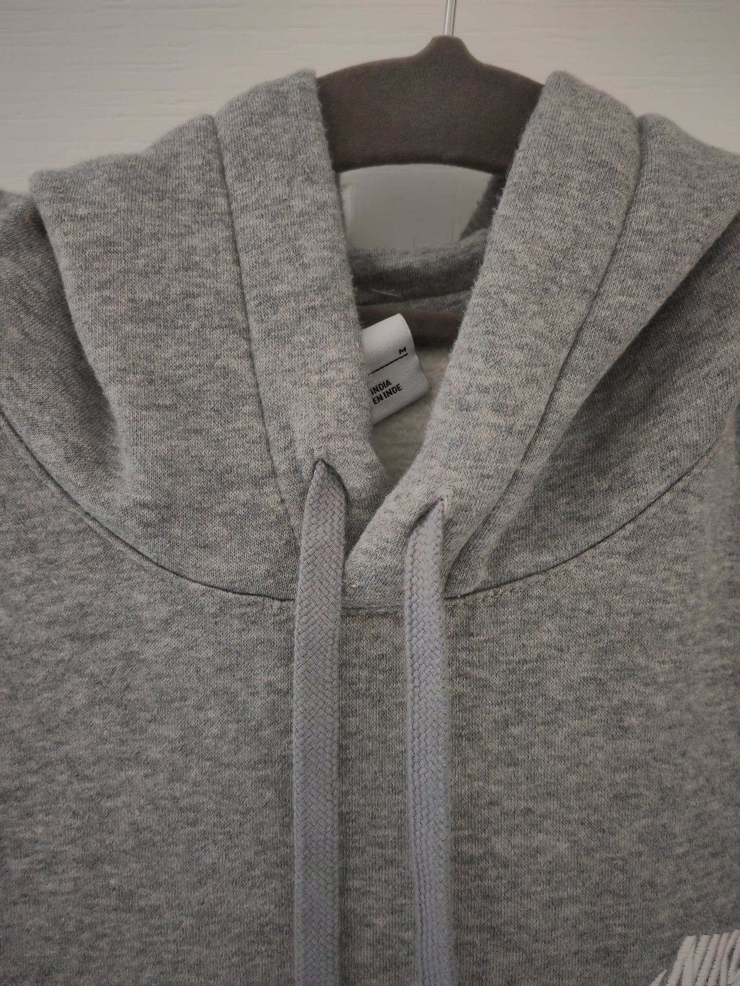 Nike Pullover Hoodie, Grey, Size Medium