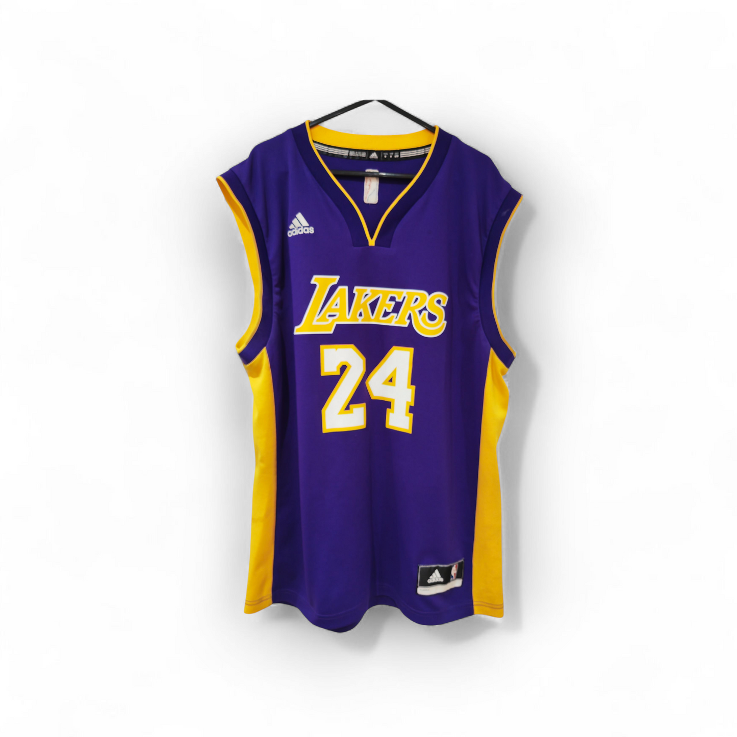 Adidas Los Angeles Lakers NBA Jersey, #24 Bryant, Purple, Size Medium