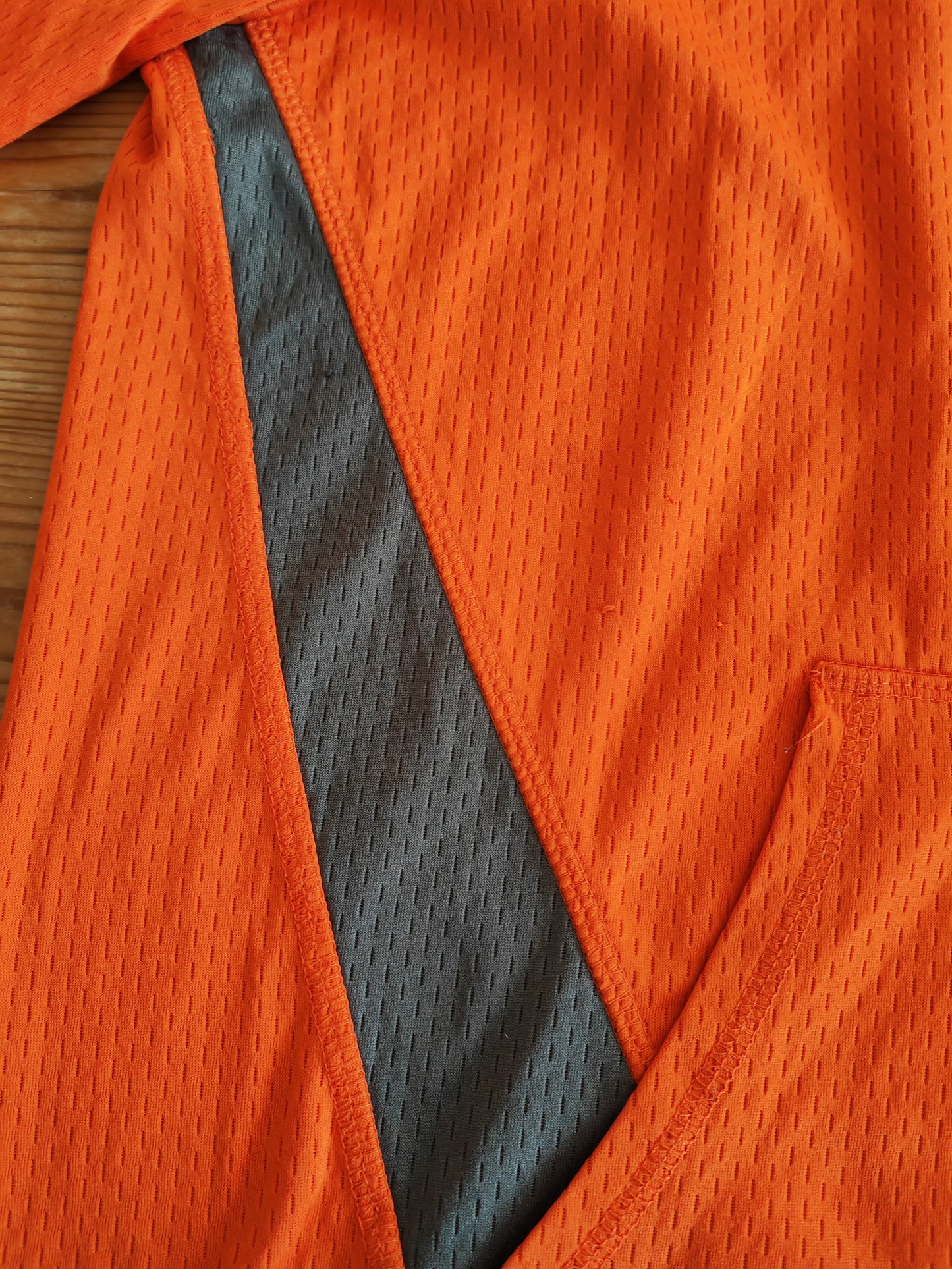 Majestic Anaheim Ducks NHL Long Sleeve Top, Orange, Size Medium