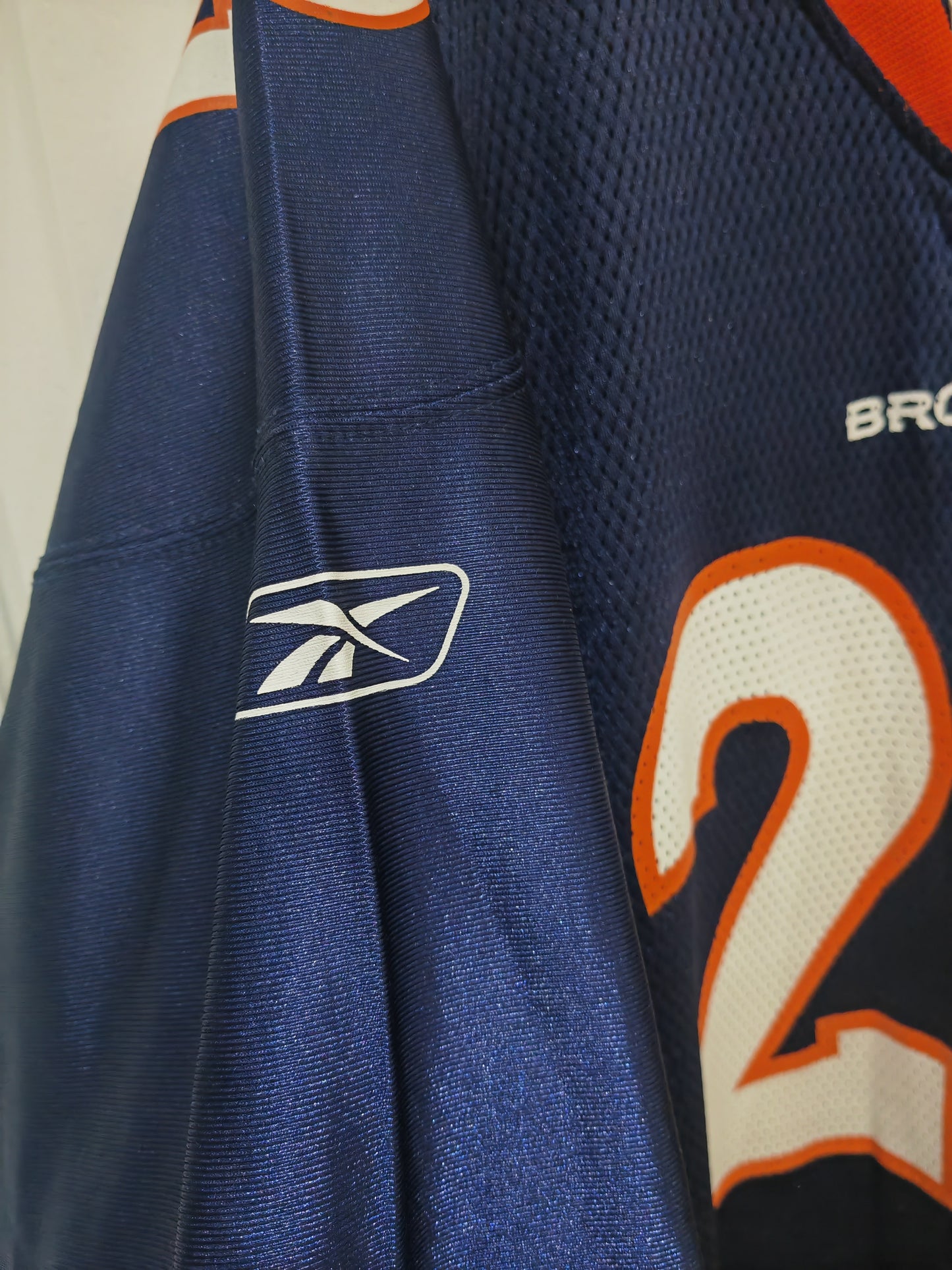 Reebok Denver Broncos NFL Jersey, #26 Portis, Navy Blue, Size XL