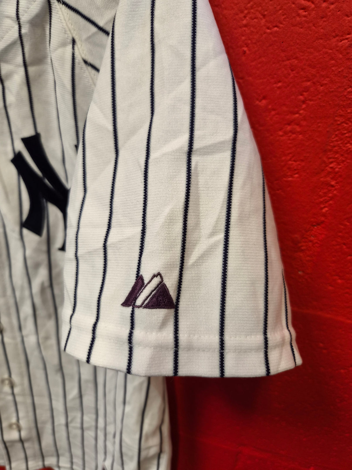 Youth Majestic New York Yankees MLB Jersey, #13, White, Size YL