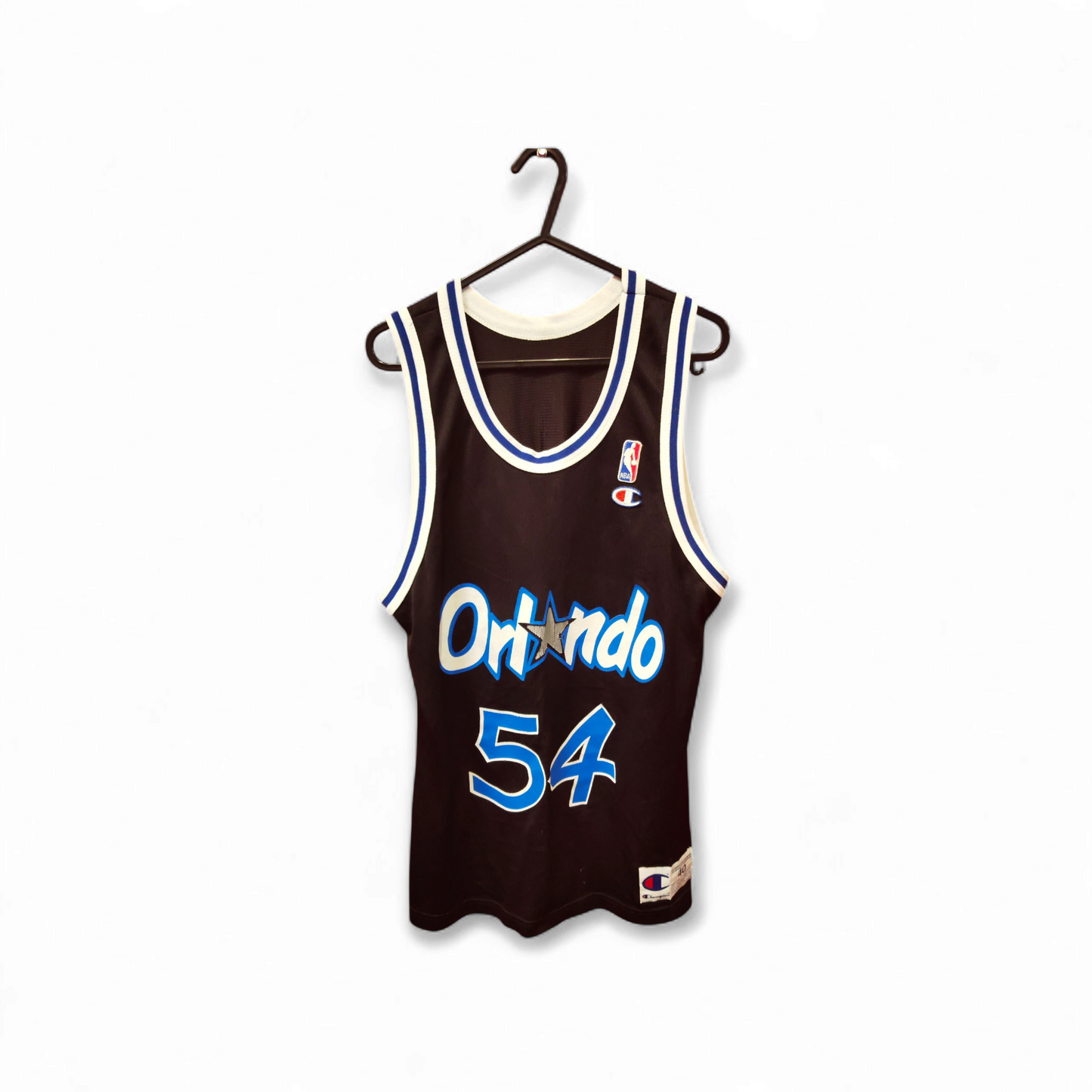 Champion Orlando Magic NBA Jersey, #54 Grant, Black, Size 40 Small