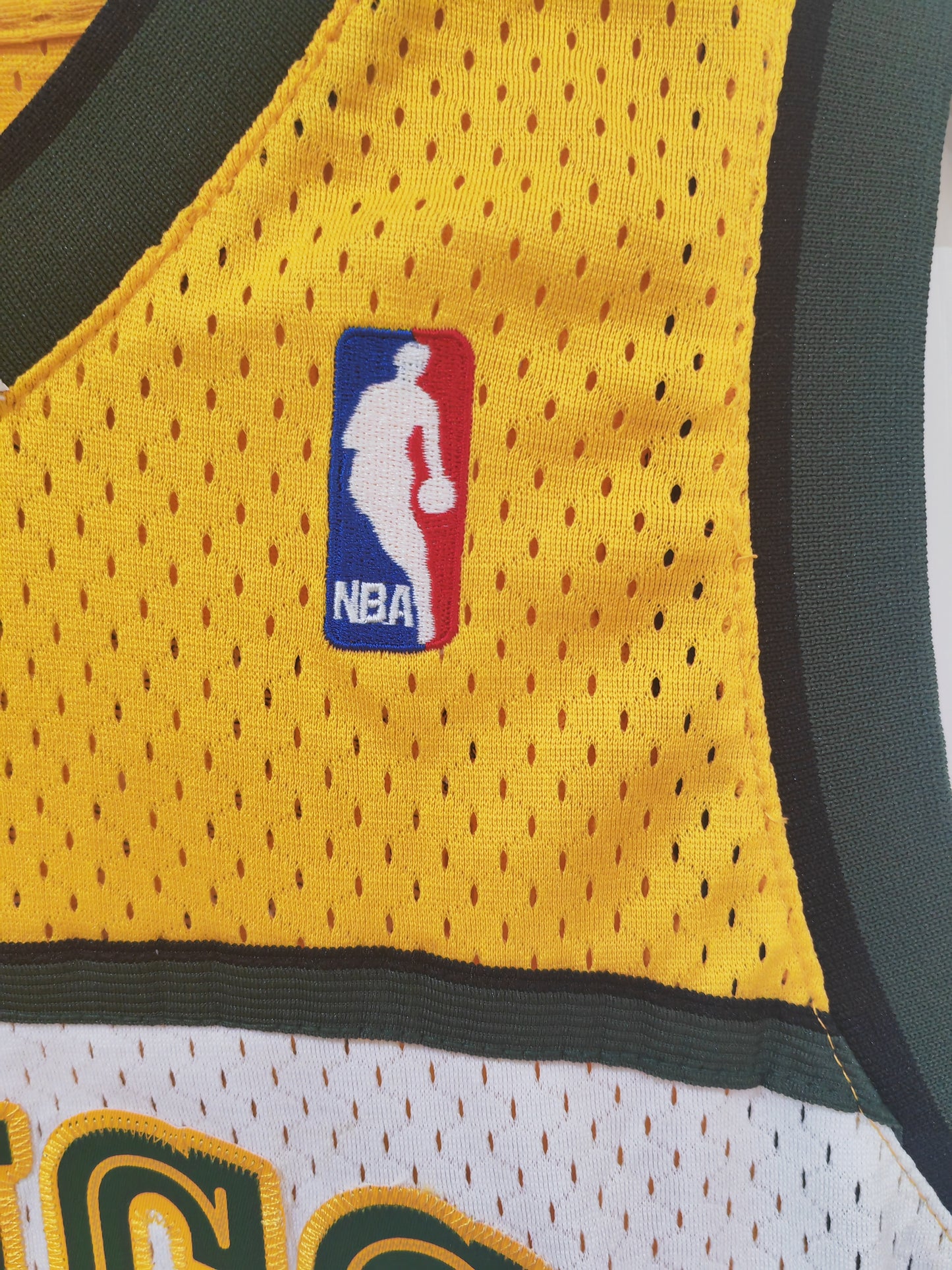 Youth Seattle Supersonics NBA jersey #35 Durant, yellow, Size YL