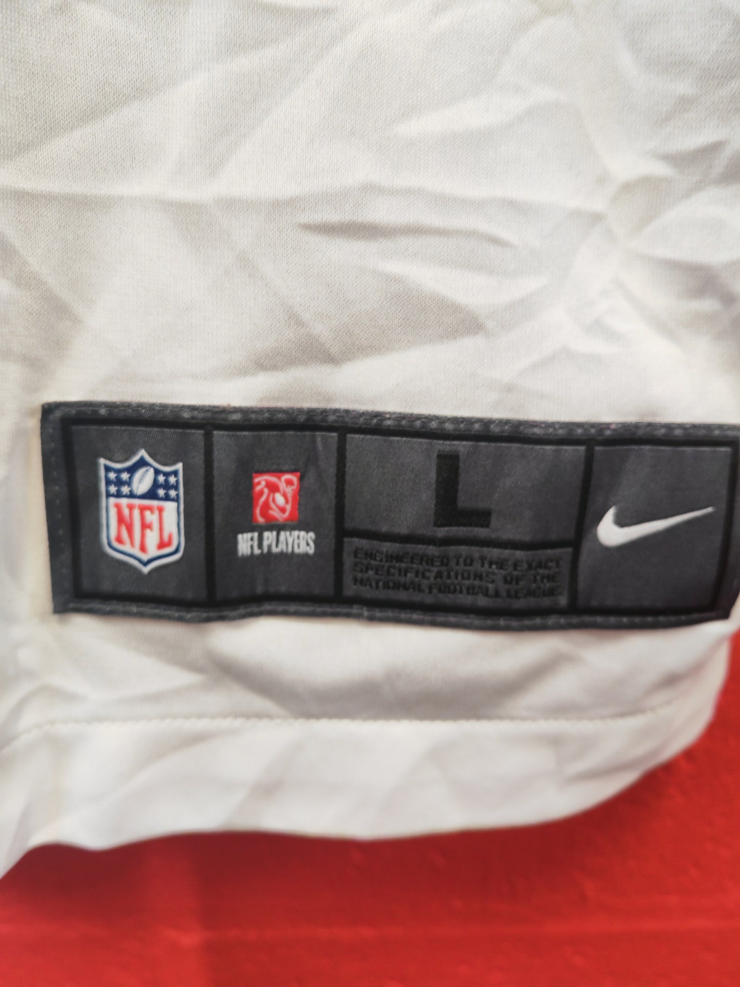 Nike Atlanta Falcons NFL Jersey, #8 Pitts, White, Size Large