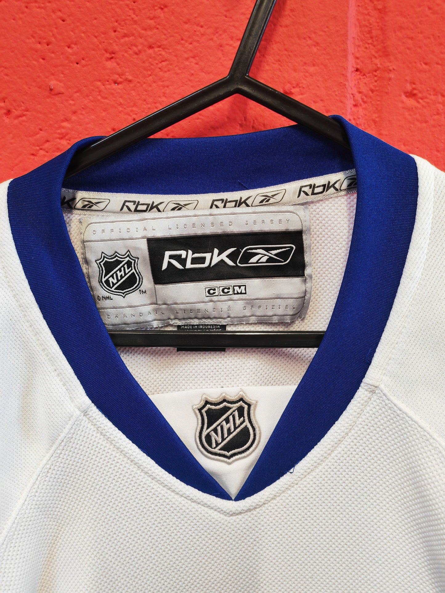 Reebok Tampa Bay Lightning NHL Jersey, White, Size Small