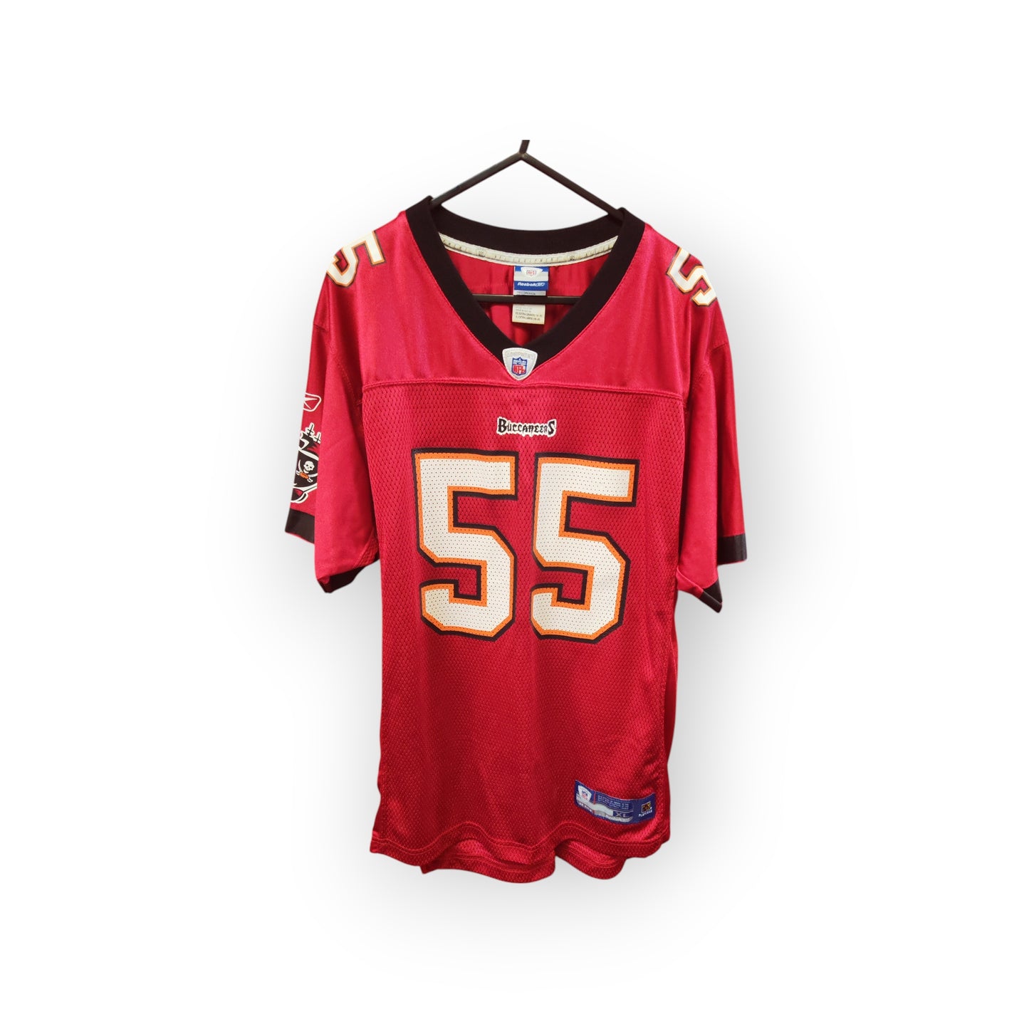 Youth Reebok Tampa Bay Buccaneers NFL Jersey, #55 Brooks, Red, Size YXL